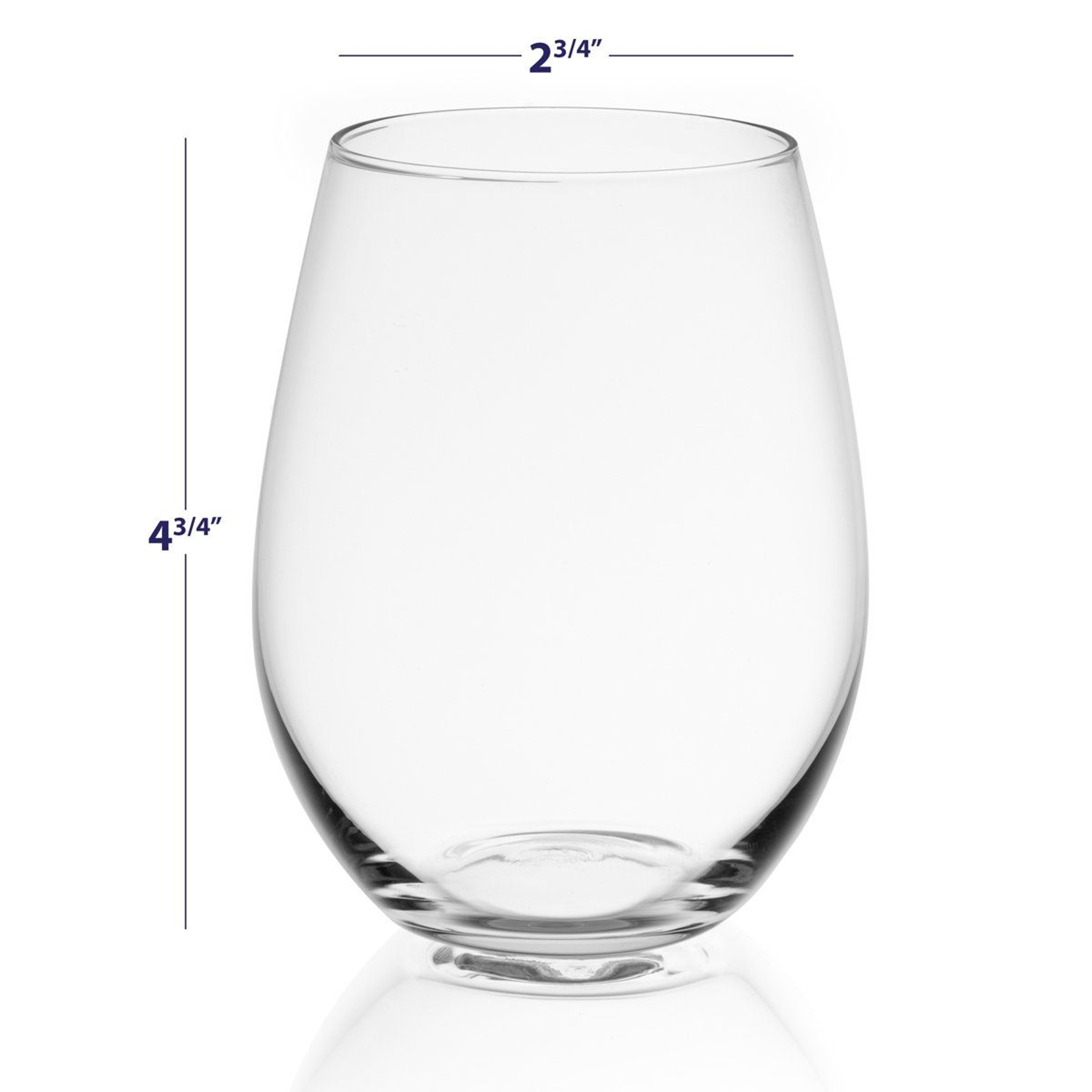 19 Oz Stemless Wine Glasses Set Of 4 For Red Wine White Wine And Cocktails 2