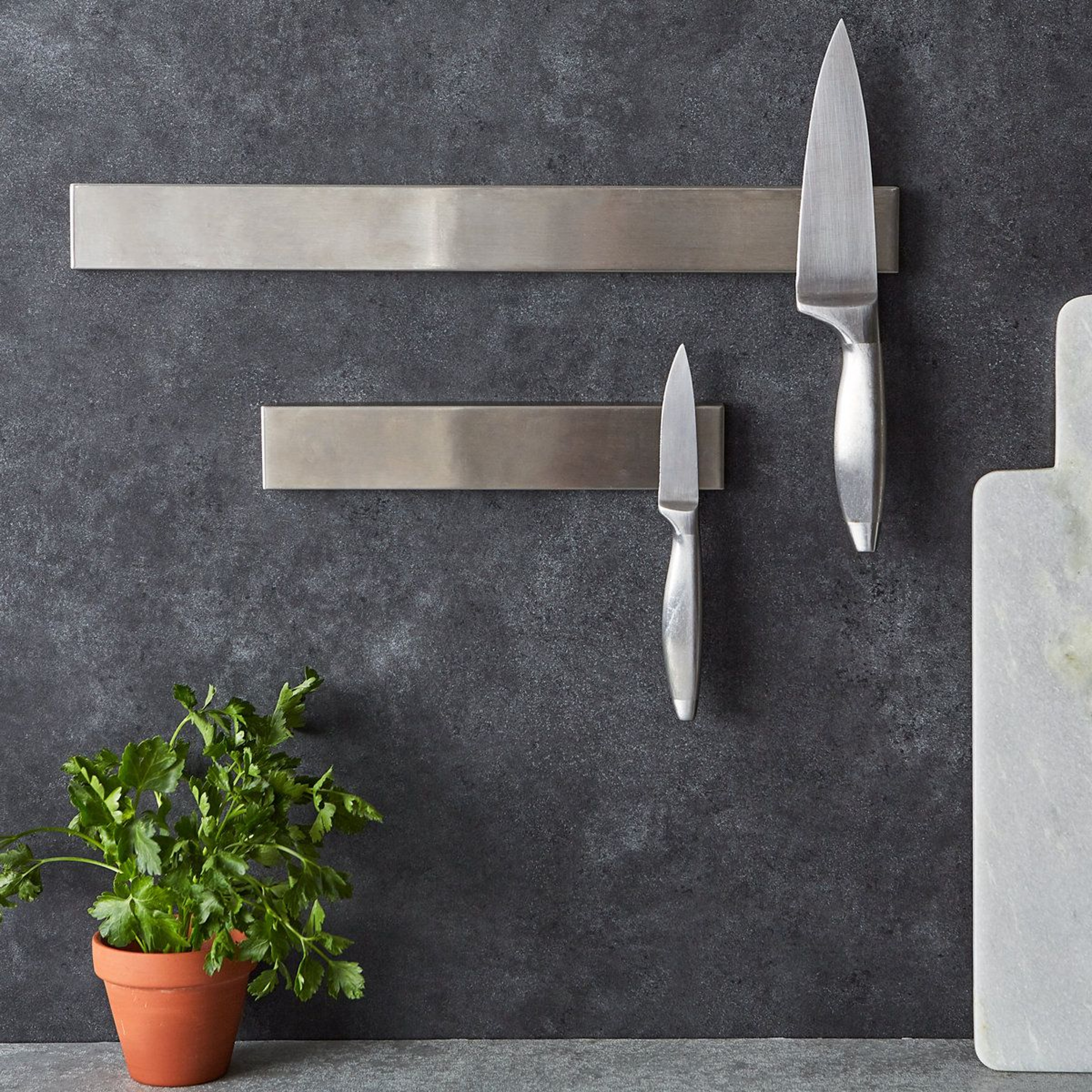 Aulay Magnetic Knife Holder Professional Stainless Steel Kitchen Wall Storage  Organizer 6