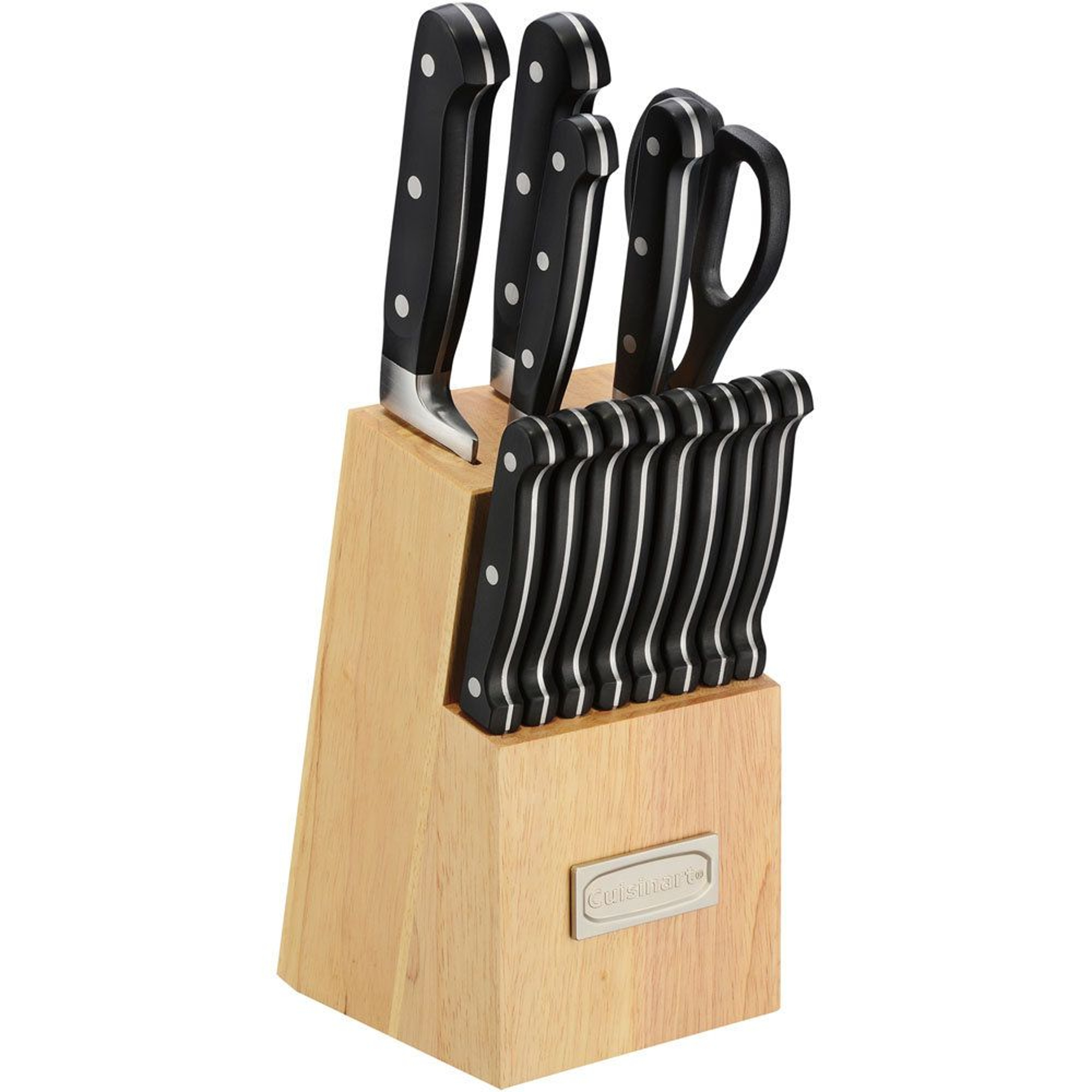 Advantage 14Piece TripleRivet Knife Set And Wood Block 2
