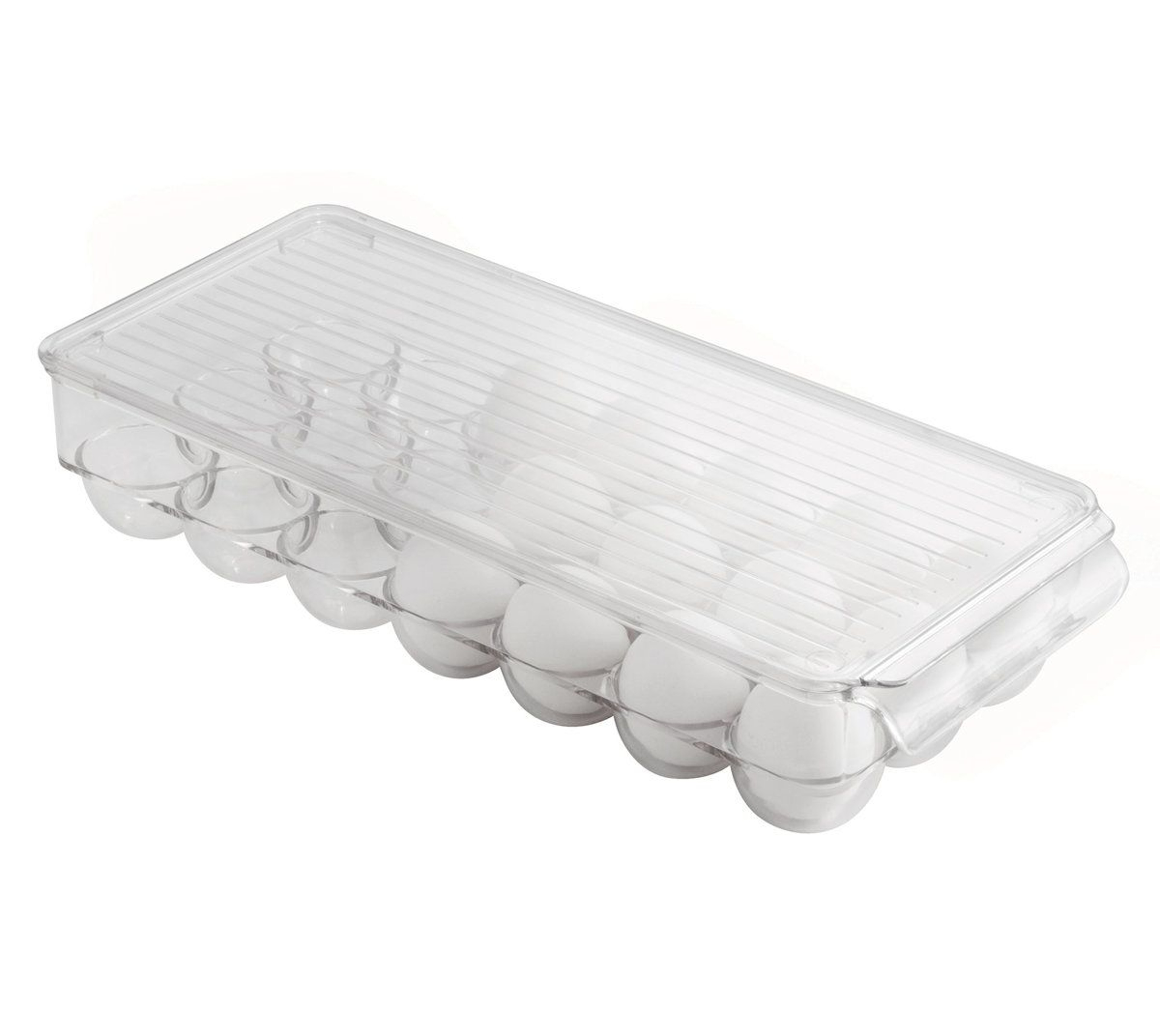 Clear Fridge Egg Storage Organizer With Front Handle 3