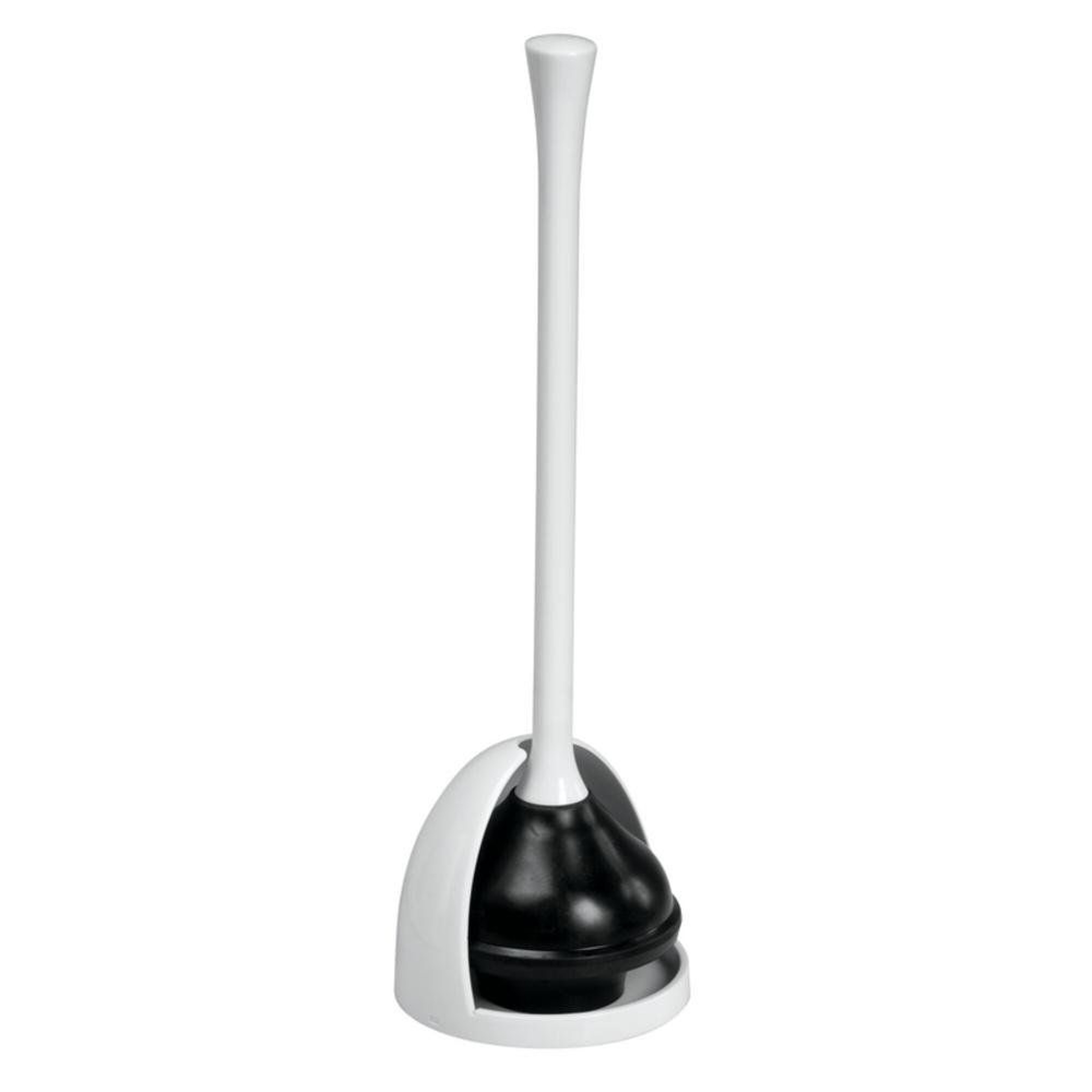 Una Toilet Plunger And Holder Set Compact Discreet Bathroom Accessory For Modern Storage 0