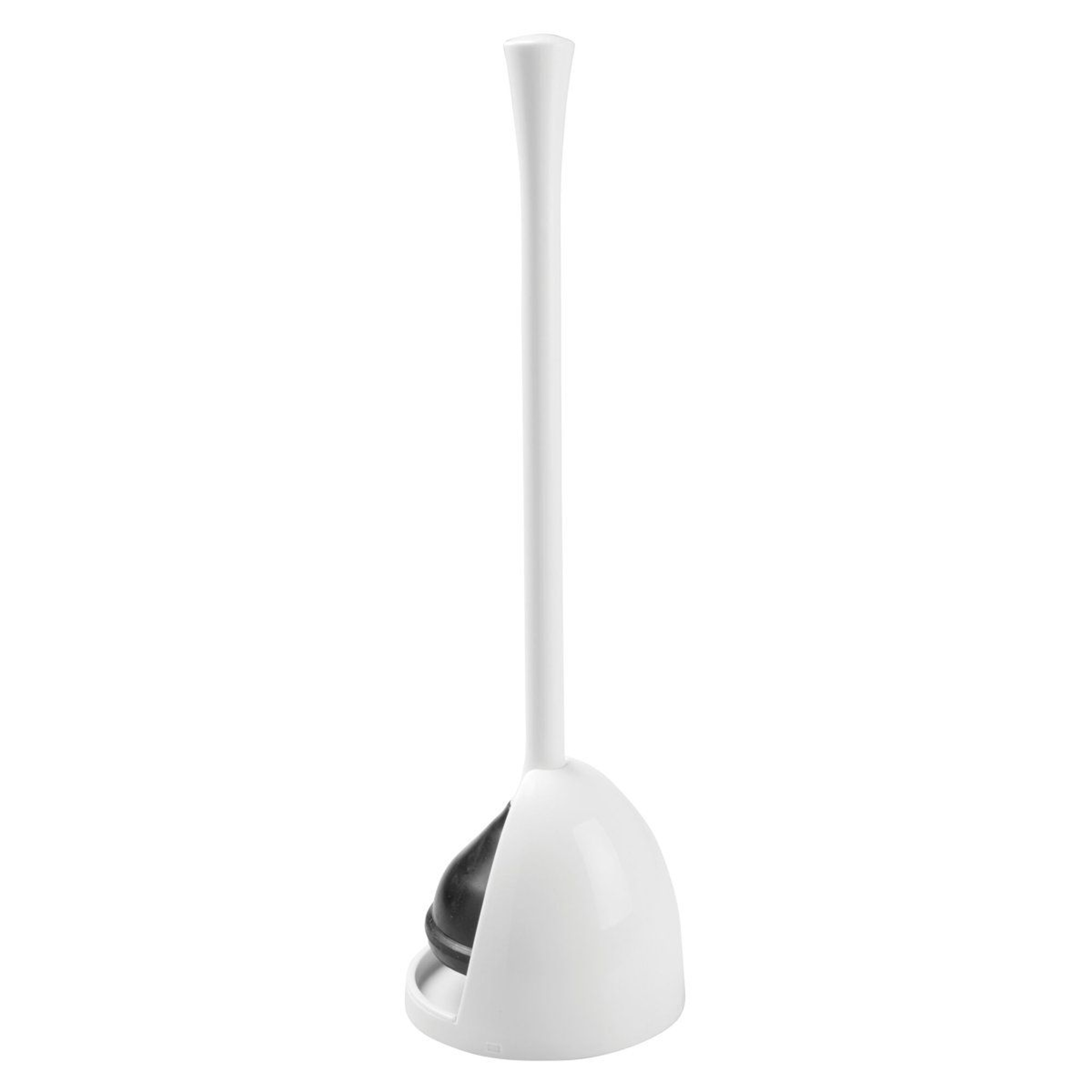 Una Toilet Plunger And Holder Set Compact Discreet Bathroom Accessory For Modern Storage 1