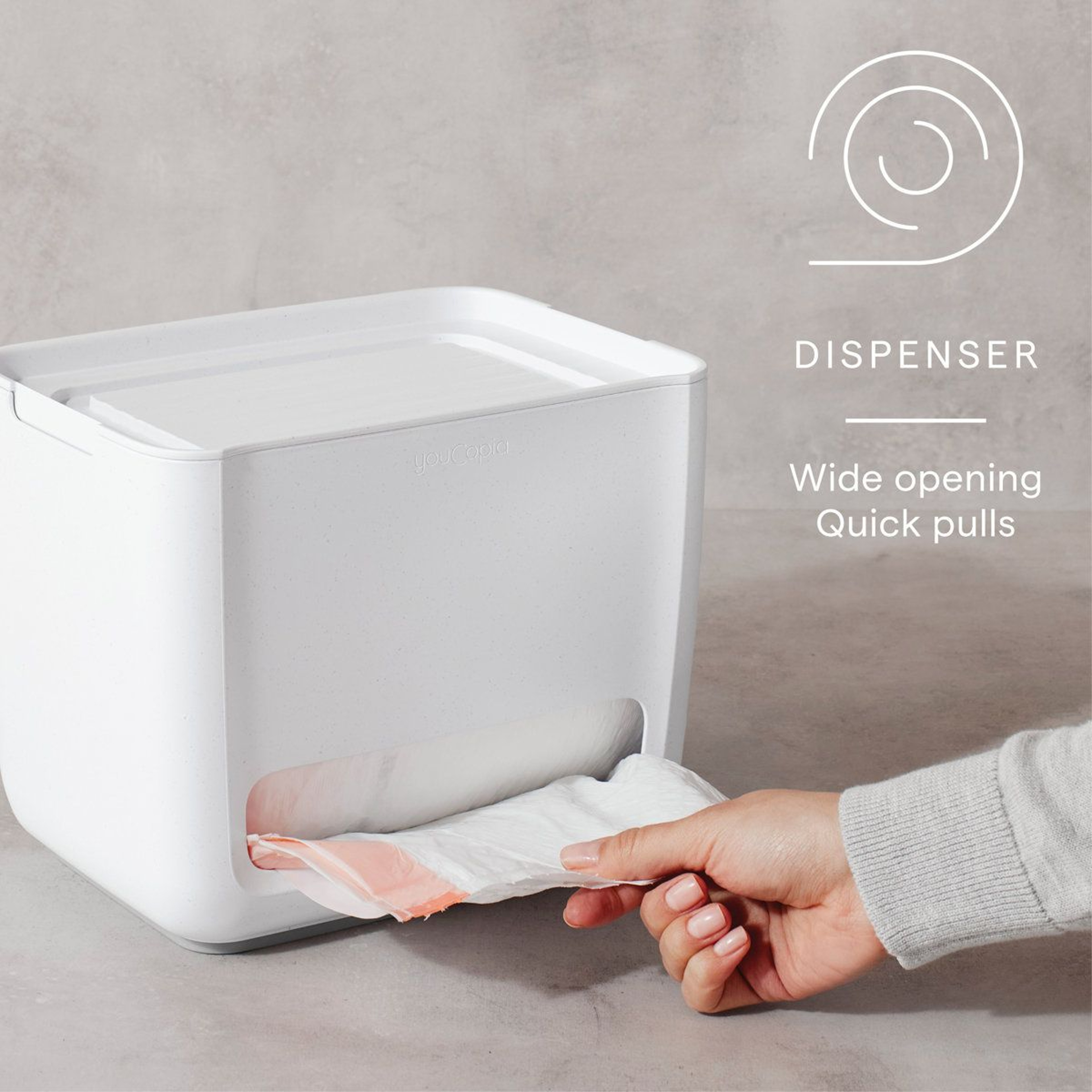 Trash Bag Dispenser  Under Sink Cabinet Organizer 2