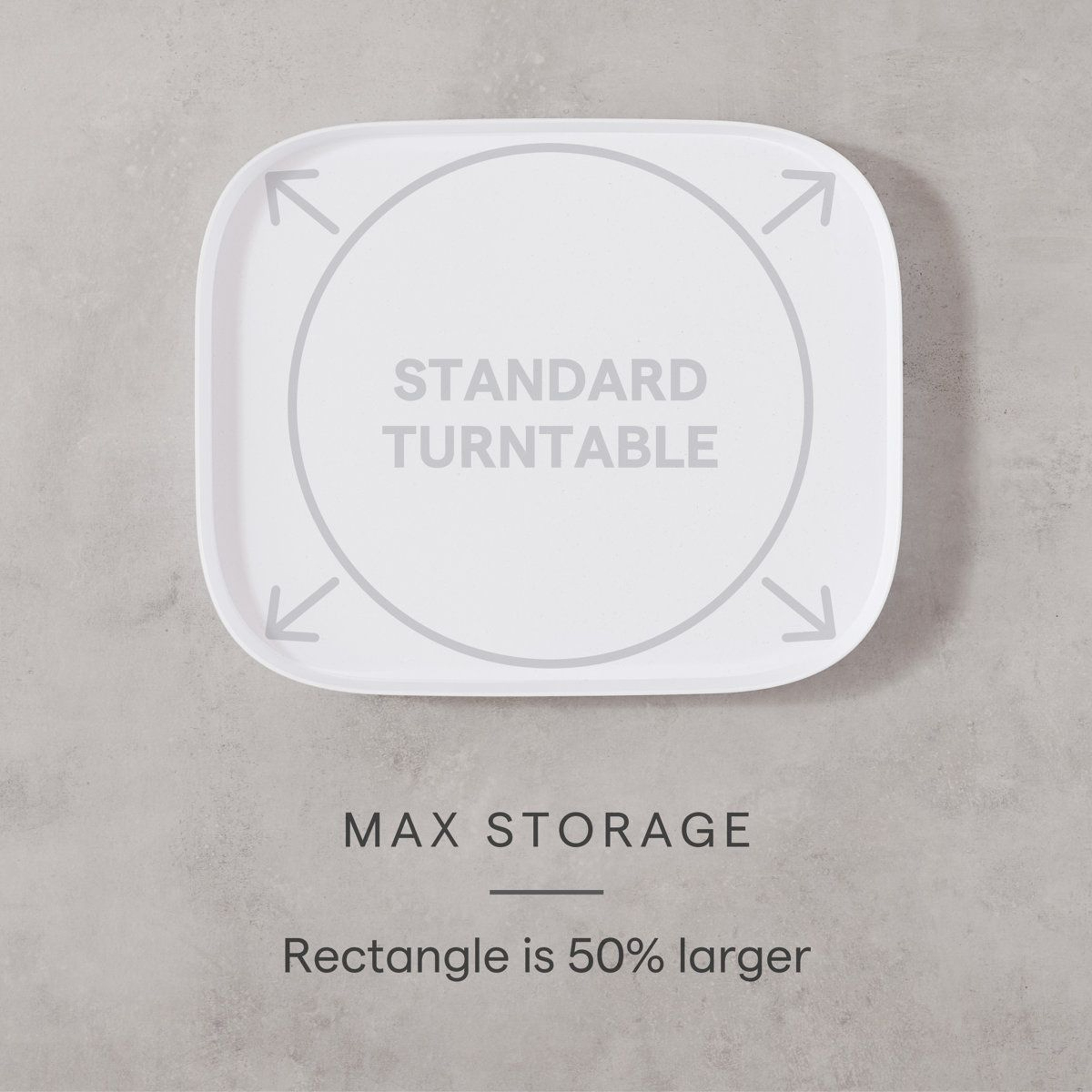 MagicTrack Rectangle Turntable Efficient Cabinet Organizer And Pantry Lazy Susan 6