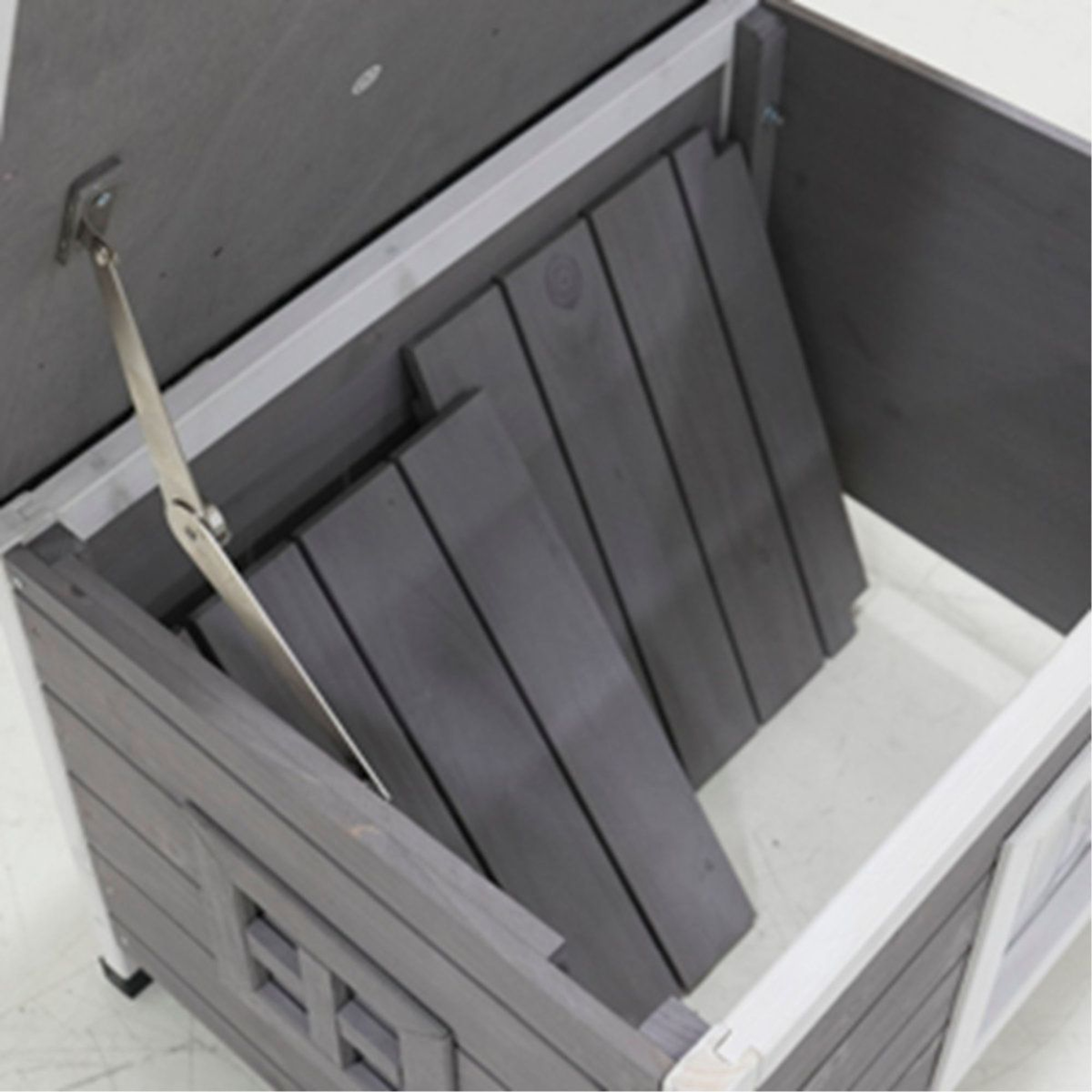 Weatherproof Outdoor Cat House And Feral Kitty Shelter With Asphalt Roof 10