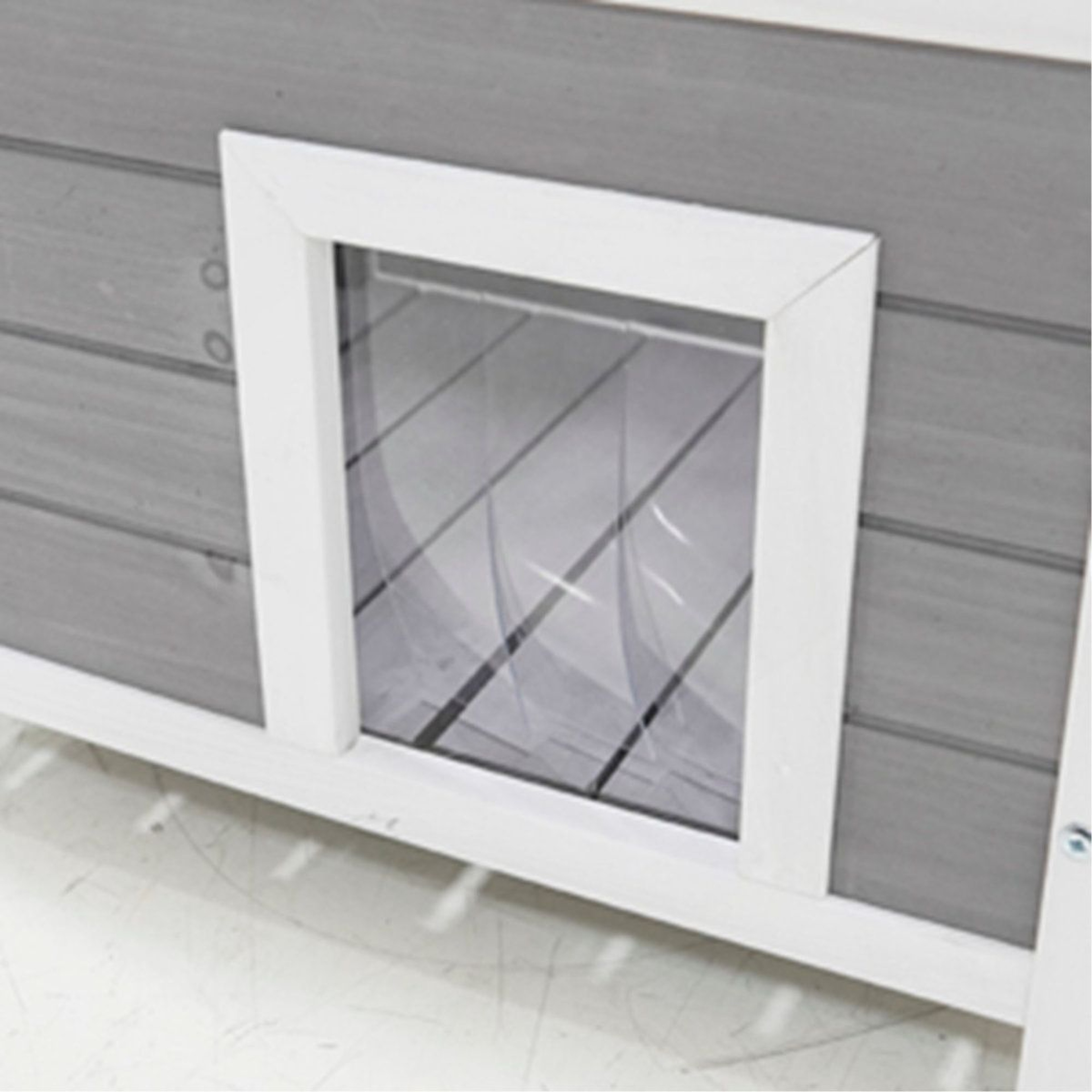 Weatherproof Outdoor Cat House And Feral Kitty Shelter With Asphalt Roof 9
