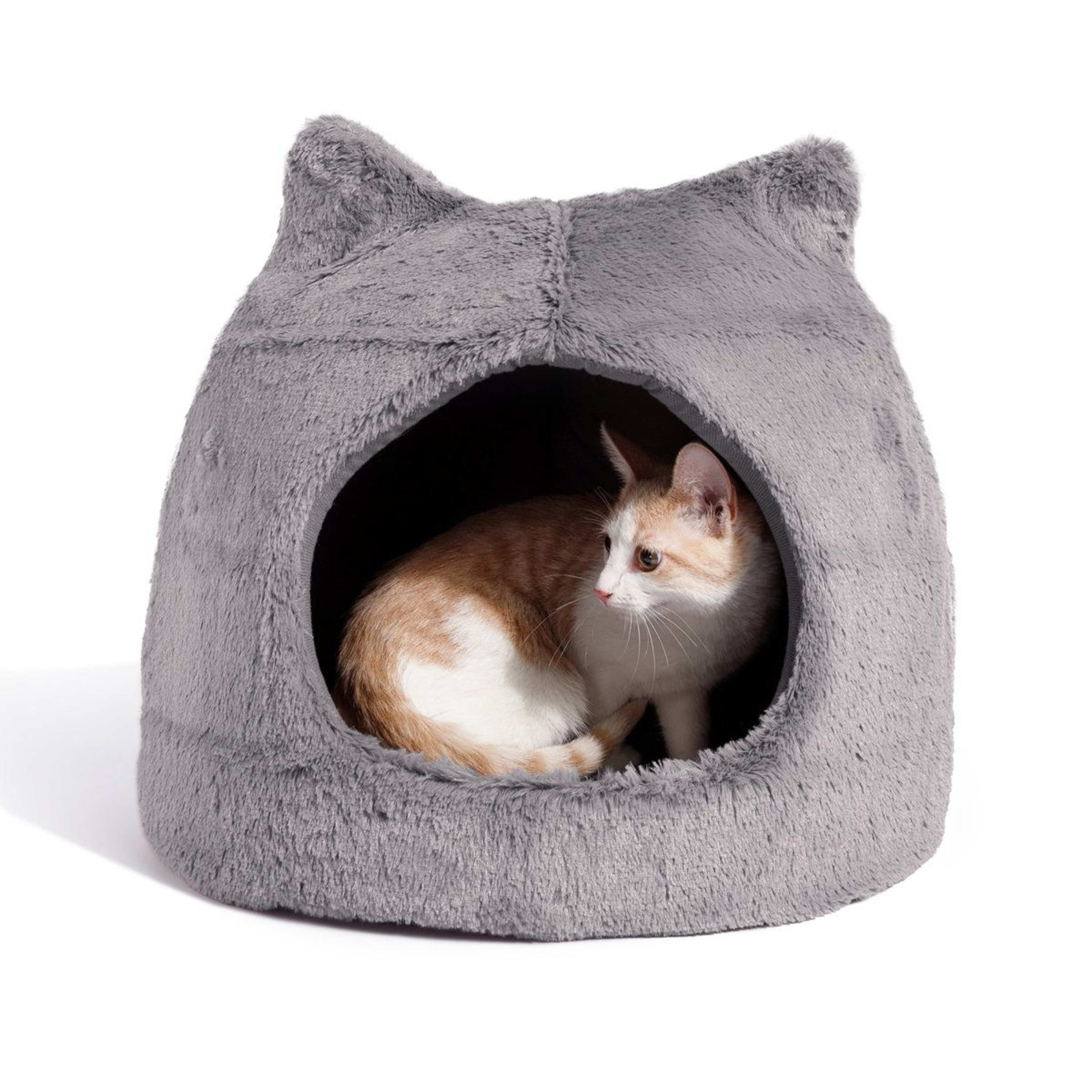 Fur Meow Hut Hooded Cat Hideaway Hut And Cozy Pet Bed 7