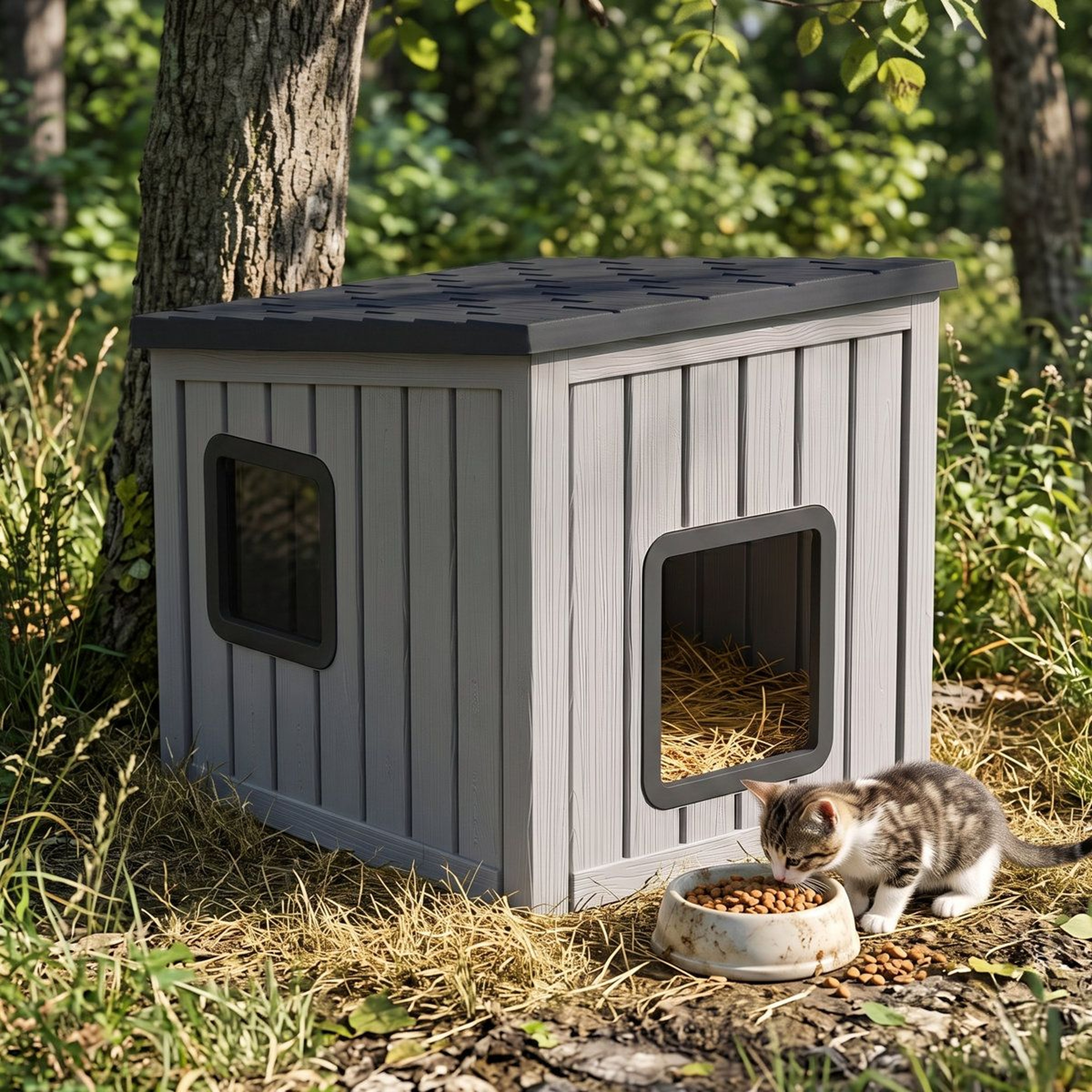 Pet House Durable Outdoor Cat Shelter And Small Dog House 7