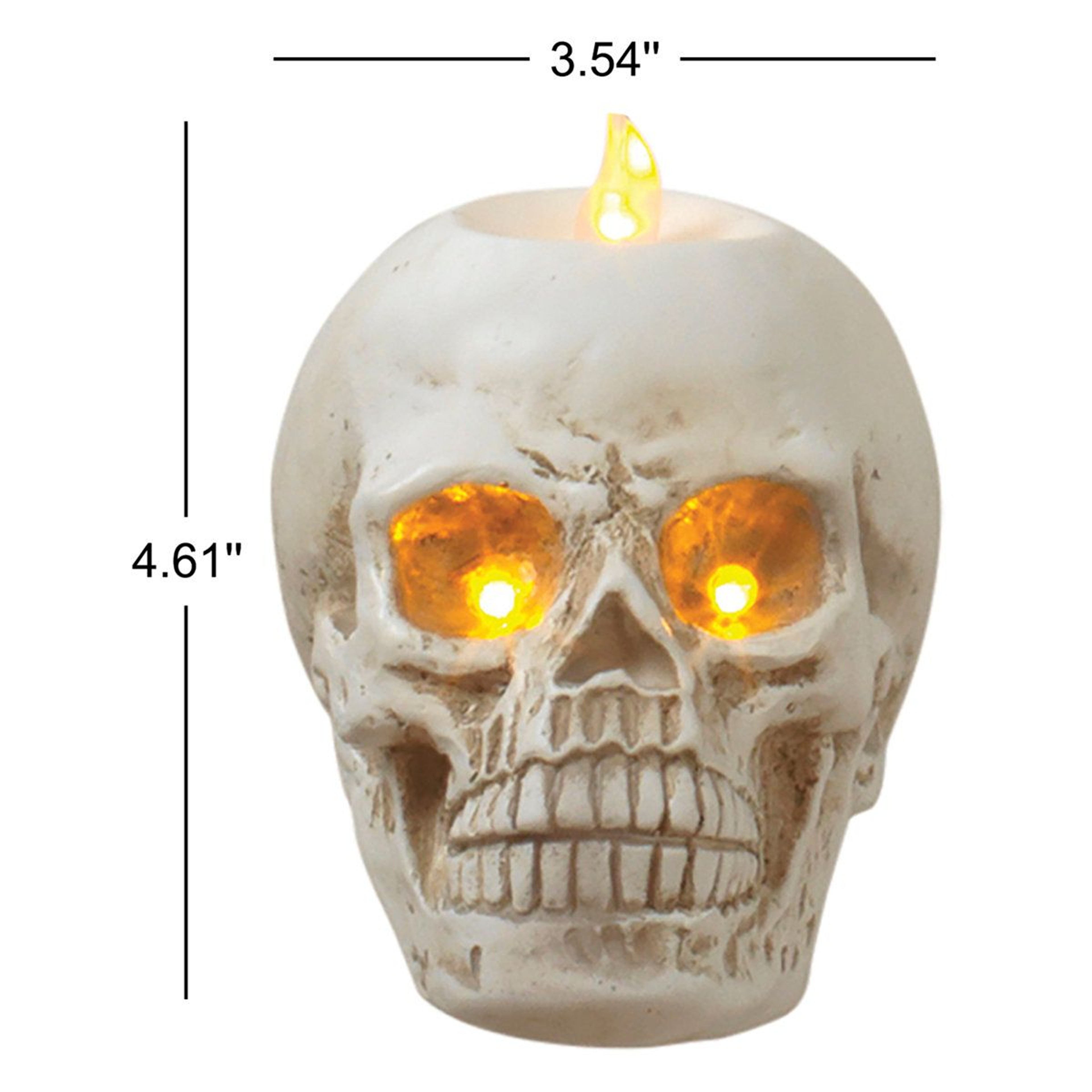 Lighted Hanging Skulls Set Battery Operated Halloween Decorations With Remote  Timer 1