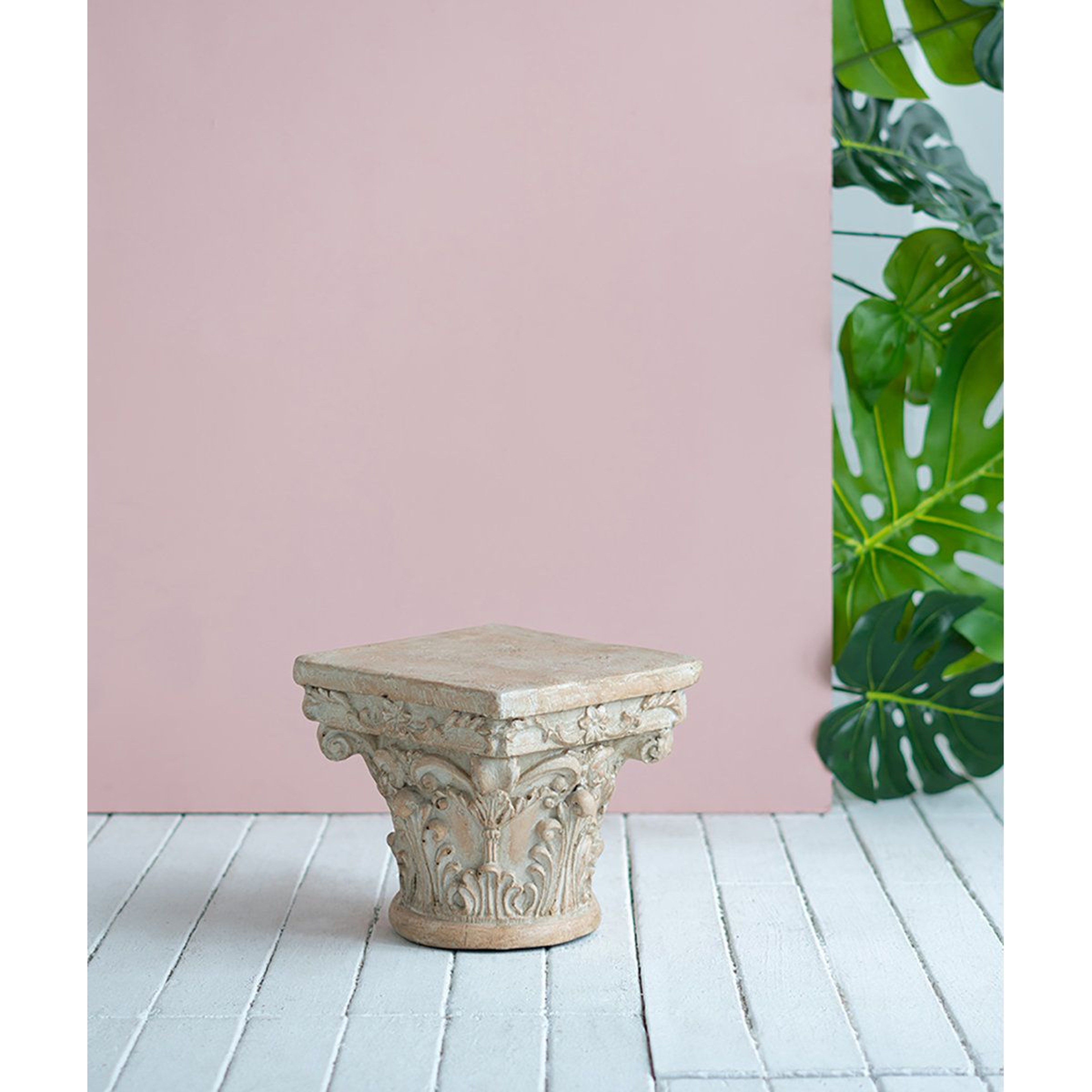 Roman Style Outdoor Pedestal Stand  Decorative Garden Column 8