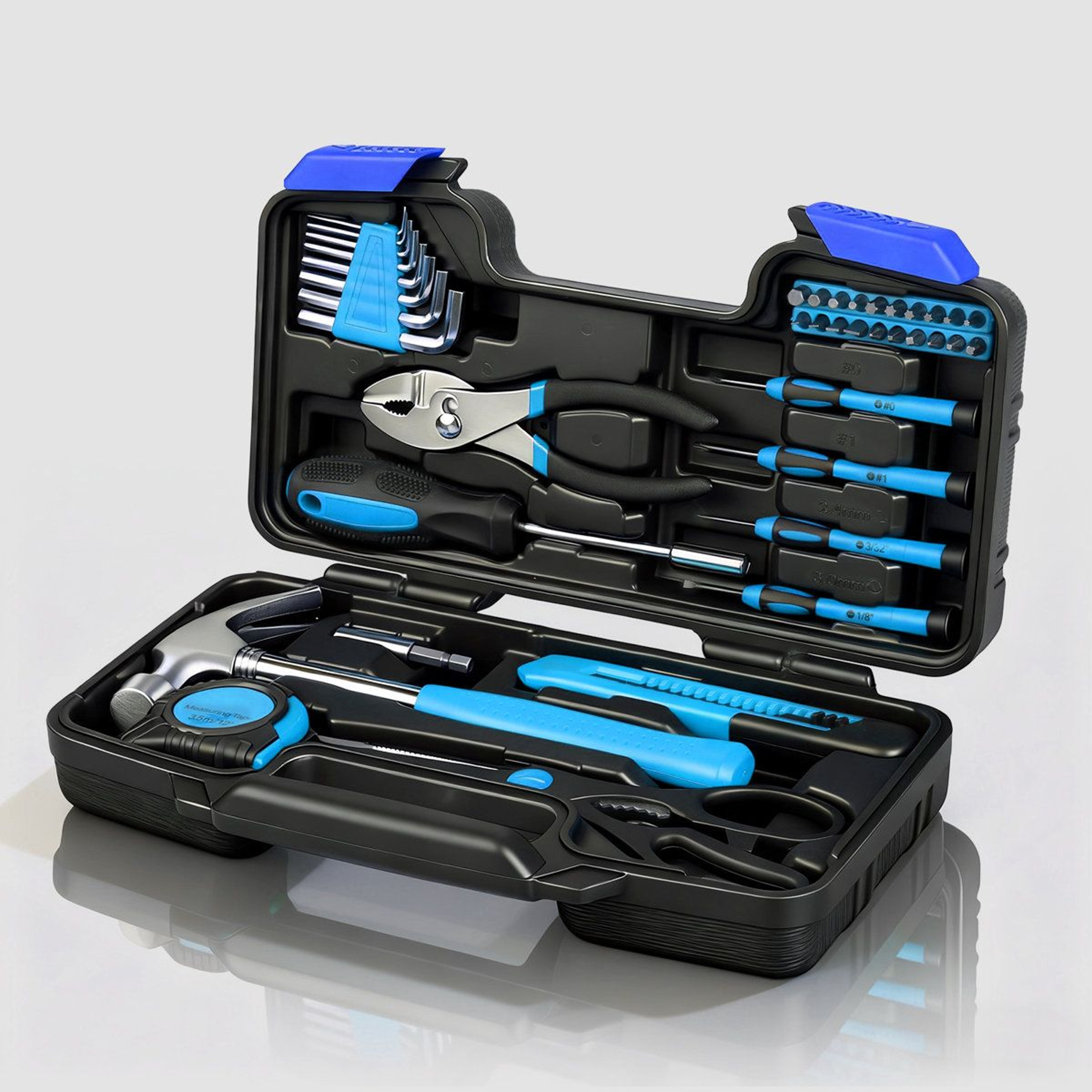 17 Stories 39 Piece Household Tool Set With Storage Case For Essential Home Repair And DIY Projects 8