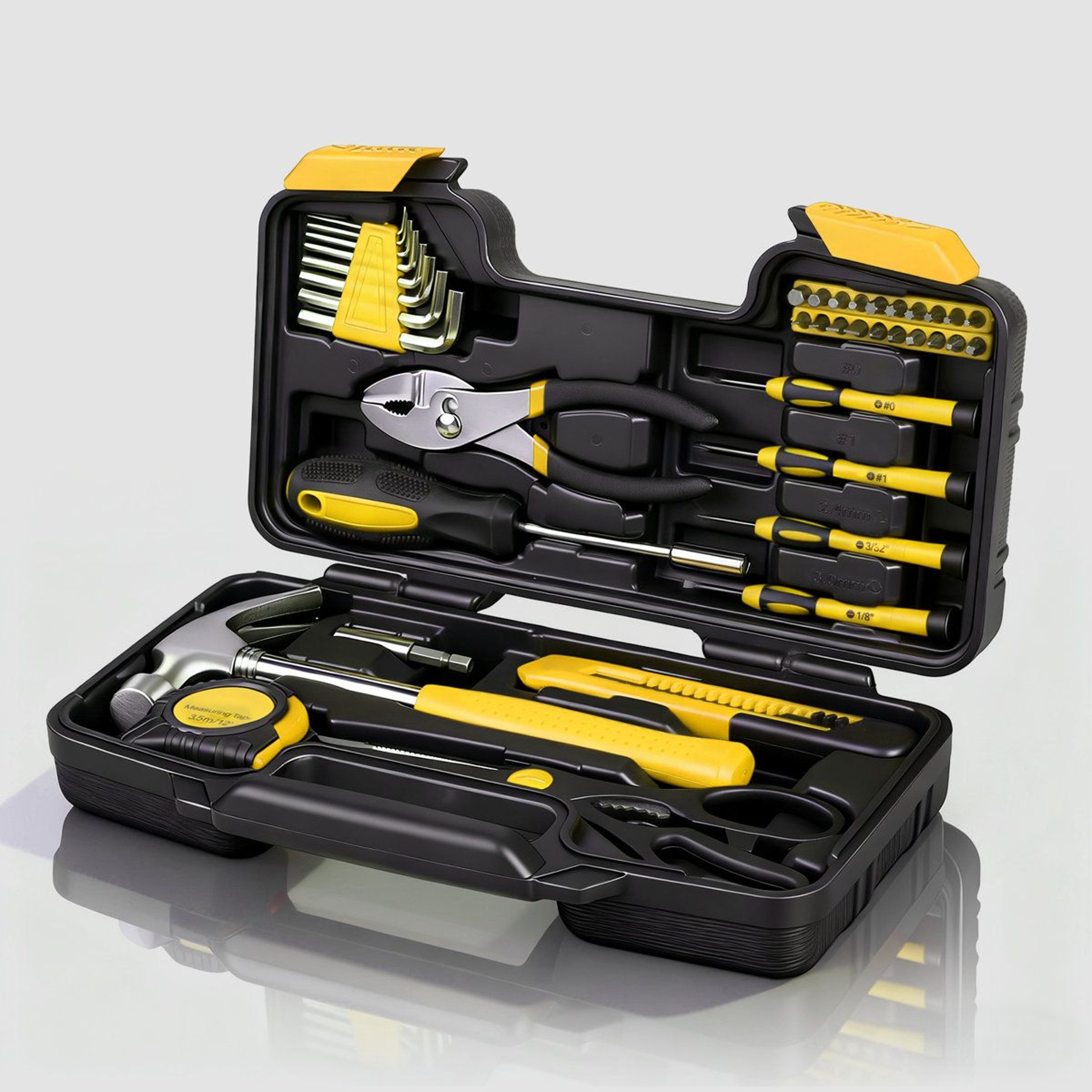 17 Stories 39 Piece Household Tool Set With Storage Case For Essential Home Repair And DIY Projects 9