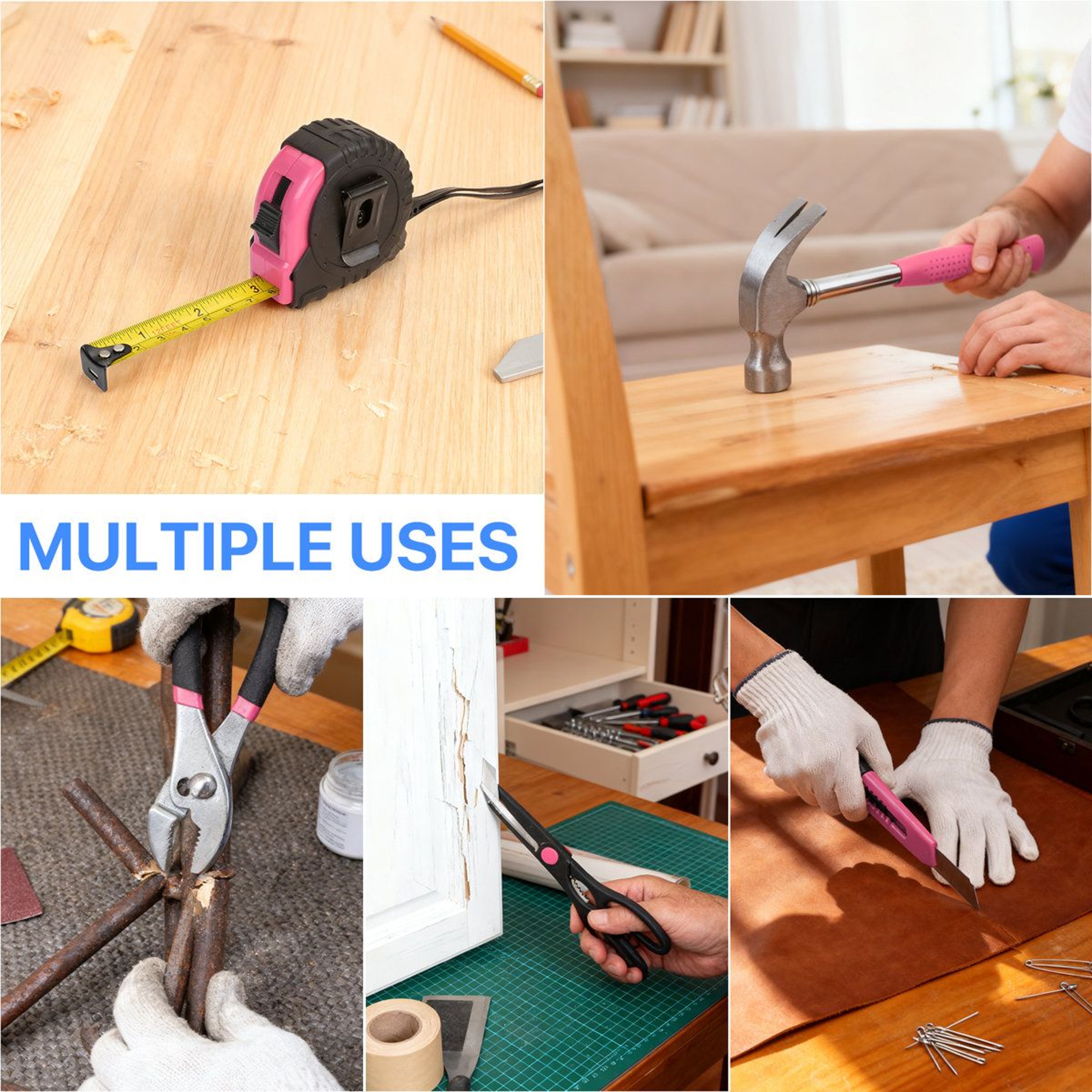 17 Stories 39 Piece Household Tool Set With Storage Case For Essential Home Repair And DIY Projects 1