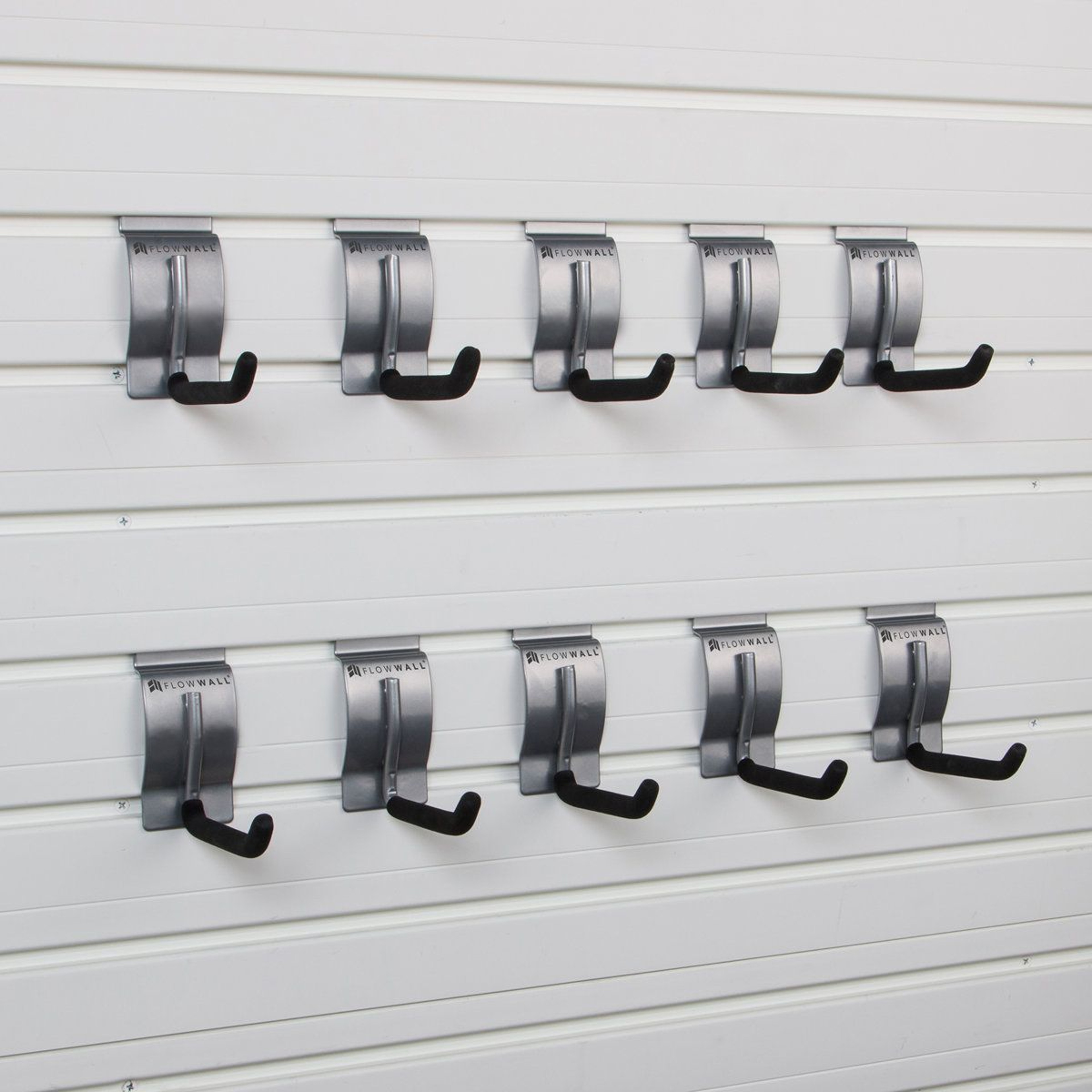 10 Piece Heavy Duty Slatwall Hooks For Garage Tool Storage And Organization 0