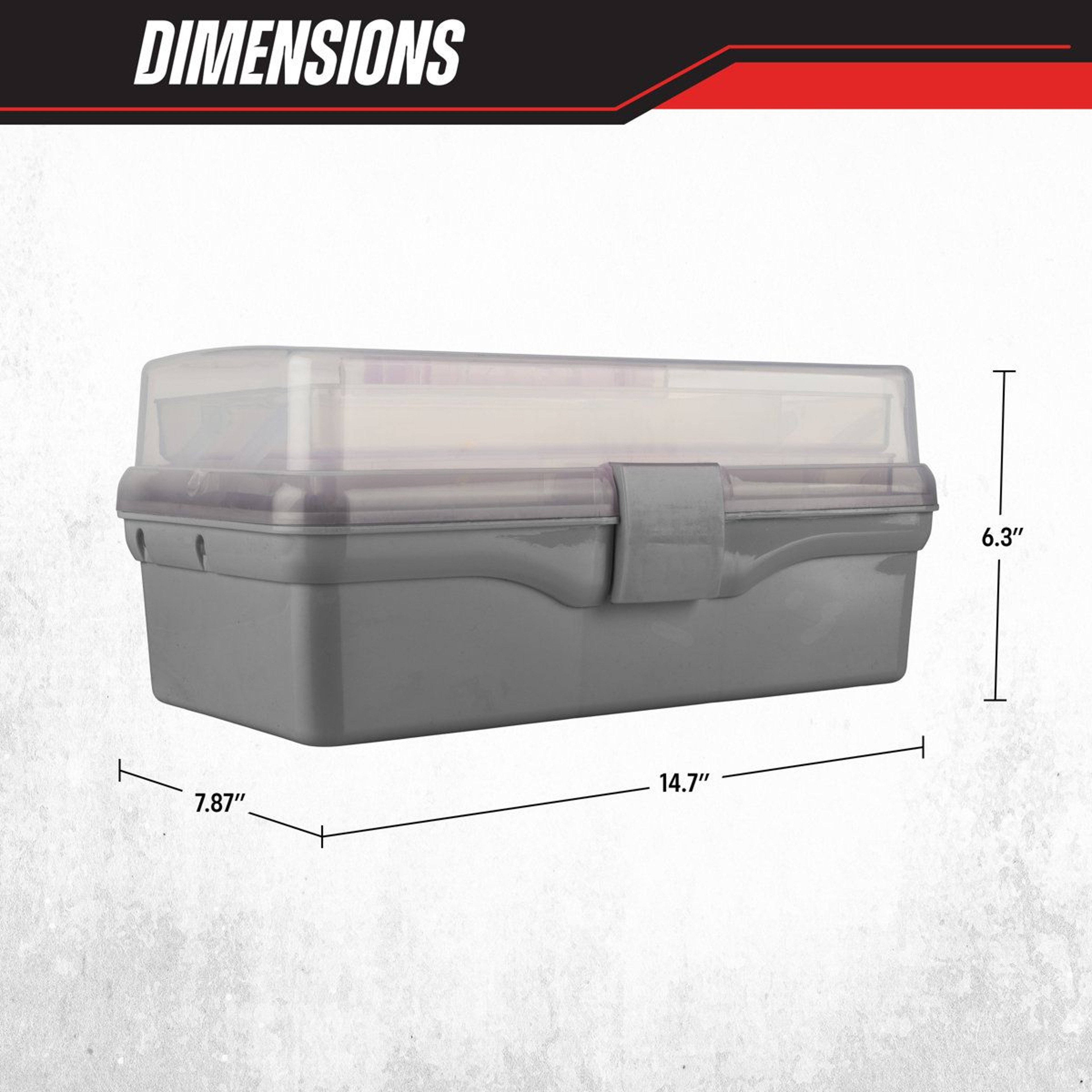 3 Layer Portable Craft Organizer Box And Storage Caddy 6