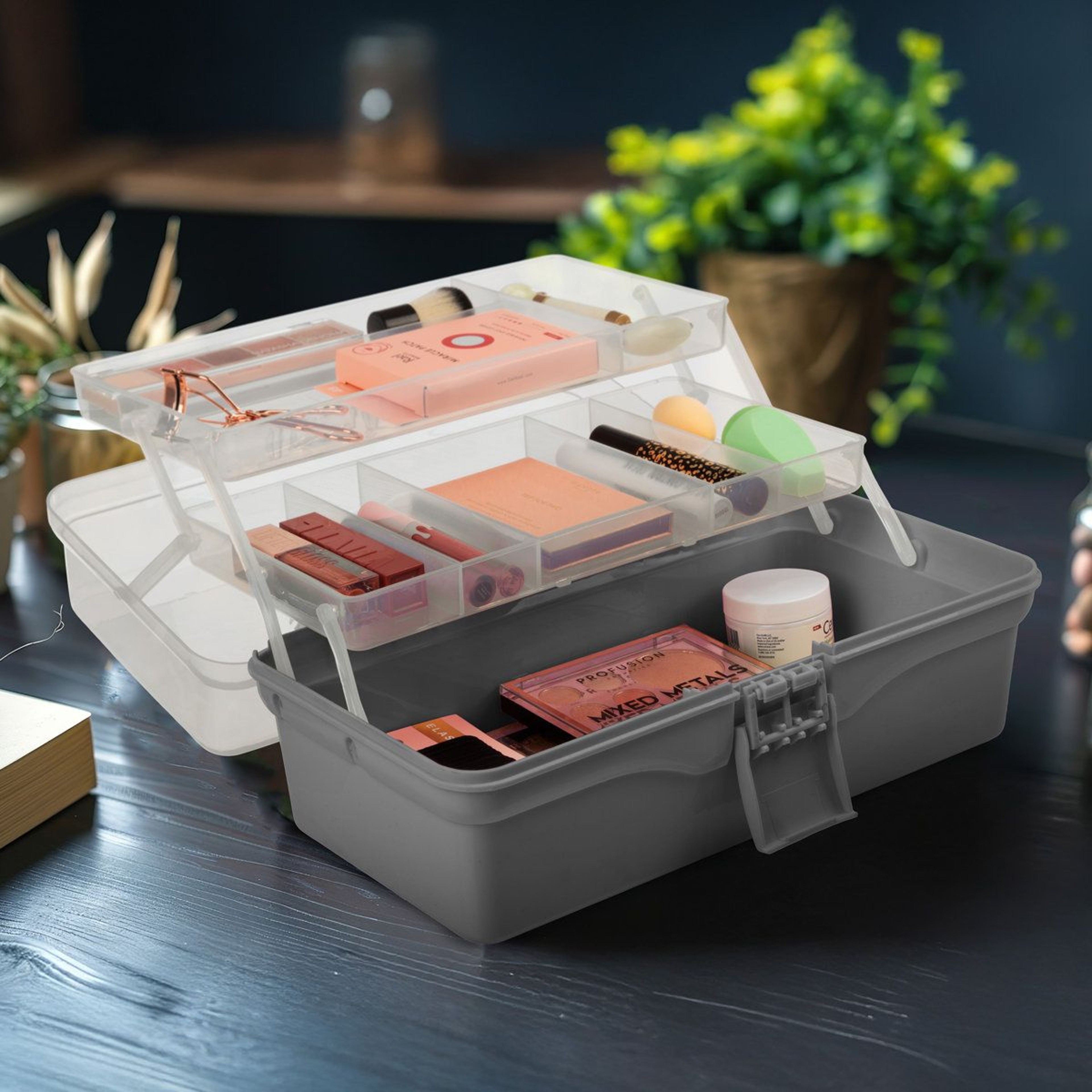 3 Layer Portable Craft Organizer Box And Storage Caddy 5