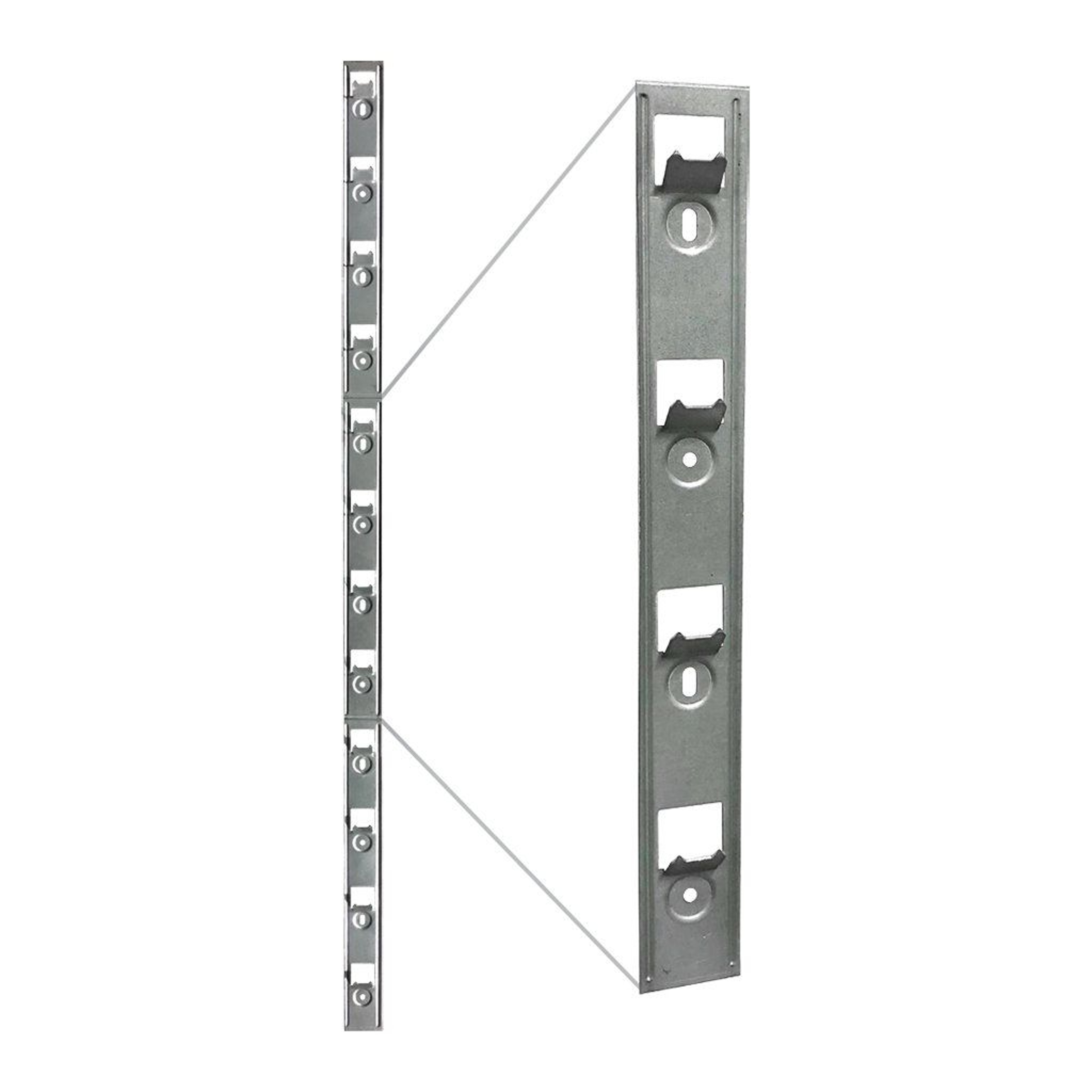 Standard Duty InstallStrip Slatwall Mounting Solution 0