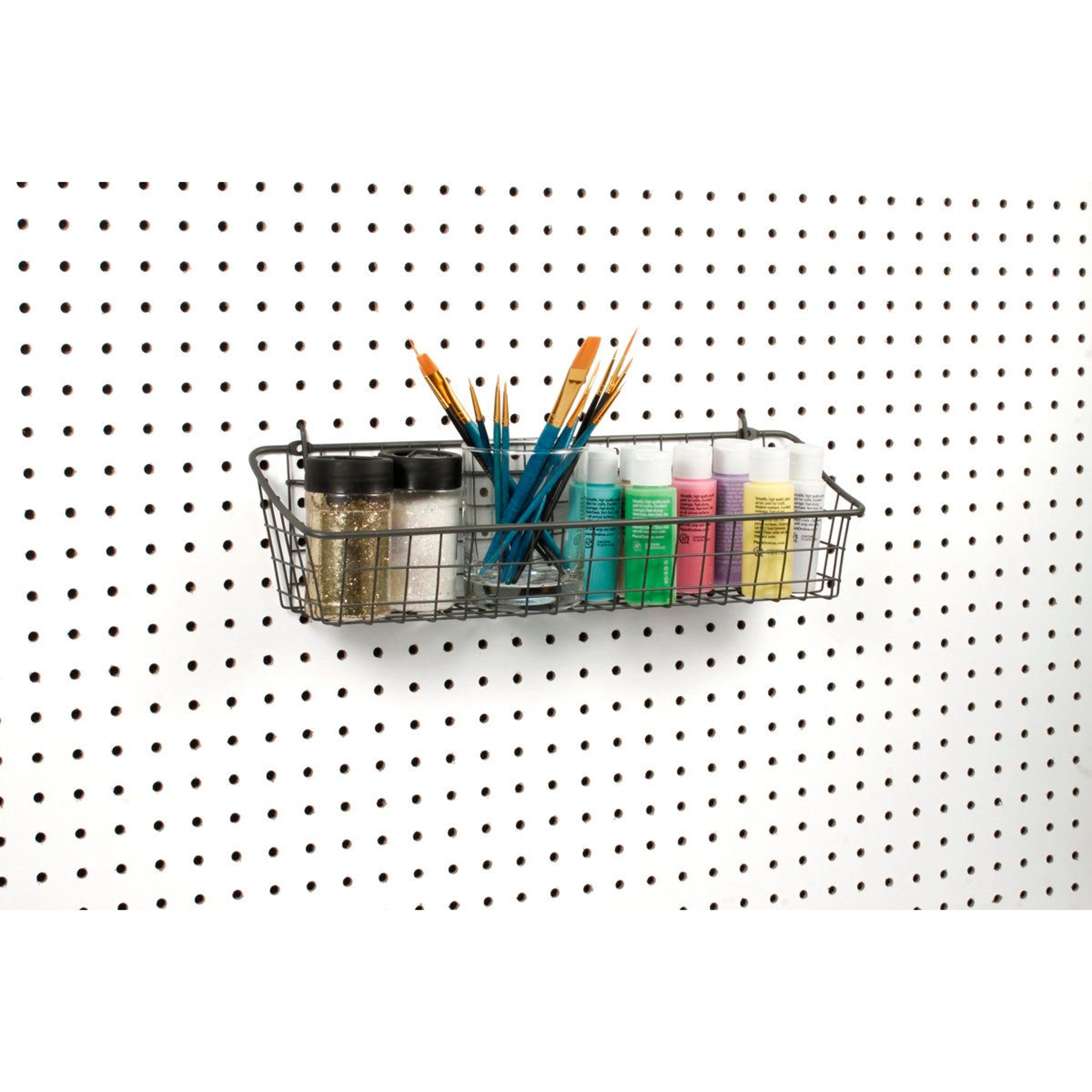 Risingsun Heavy Duty Steel Pegboard Basket And Storage Bin 5