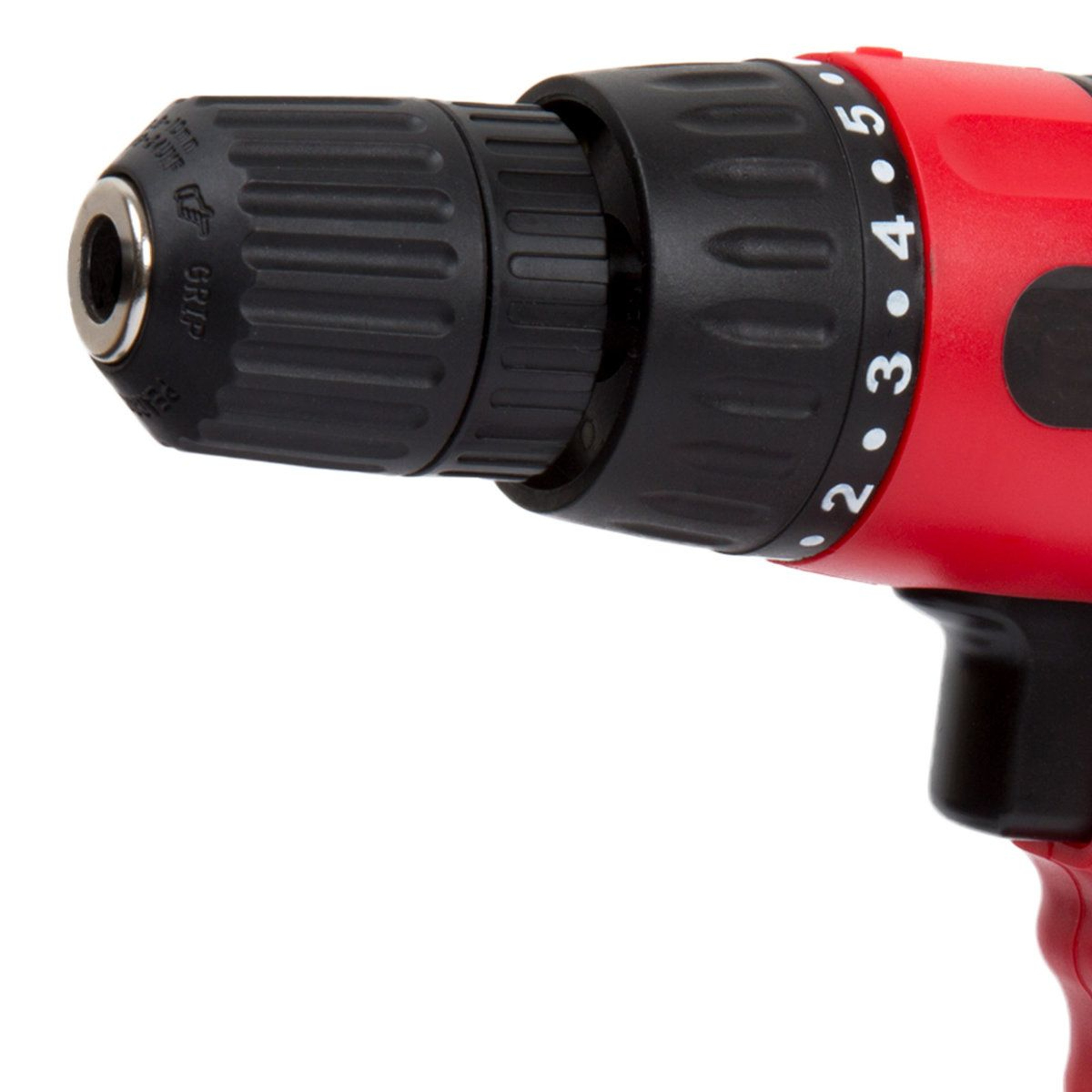 89 Piece Cordless Power Drill Set Red 7