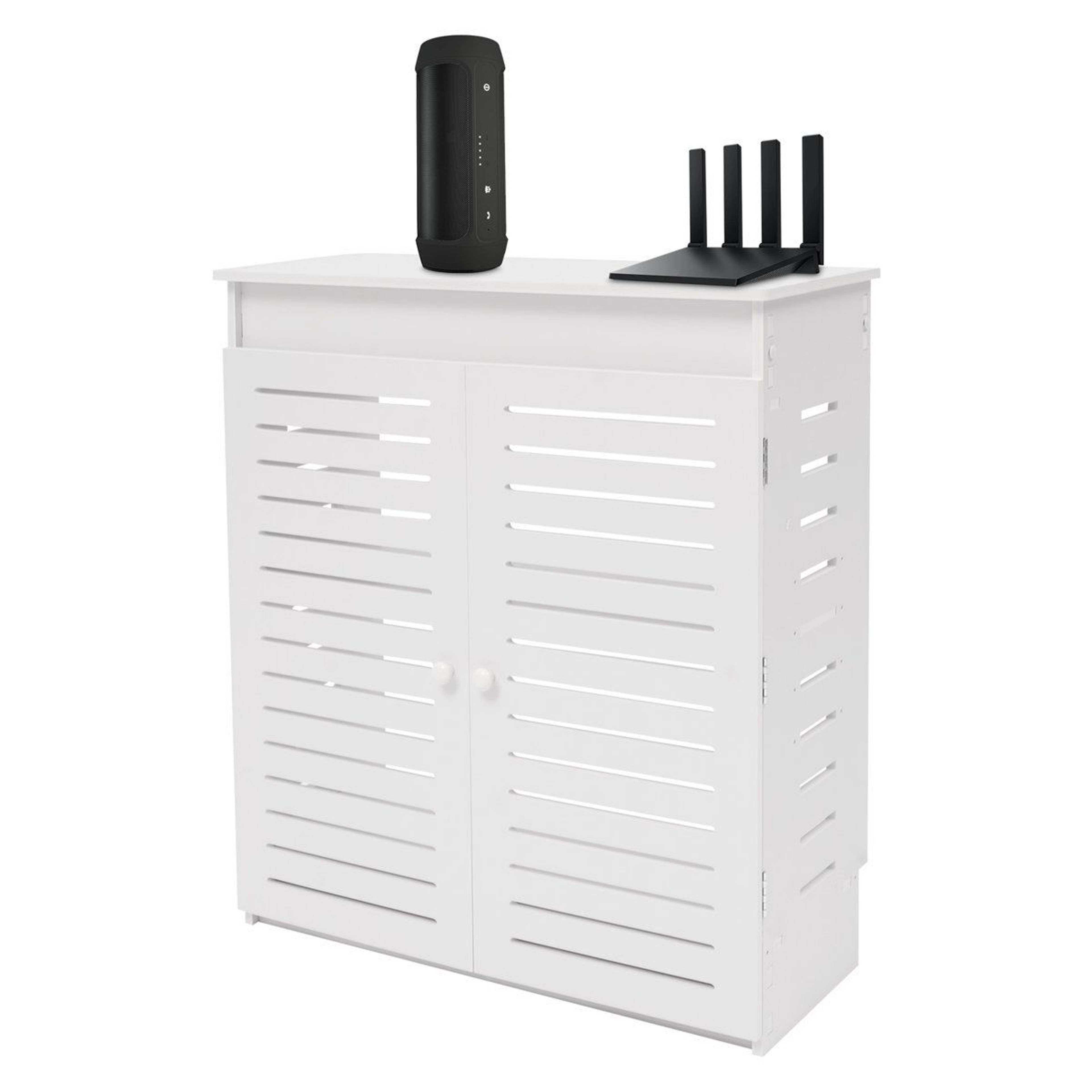 Wifi Router Storage Cabinet Cable Management Box 0