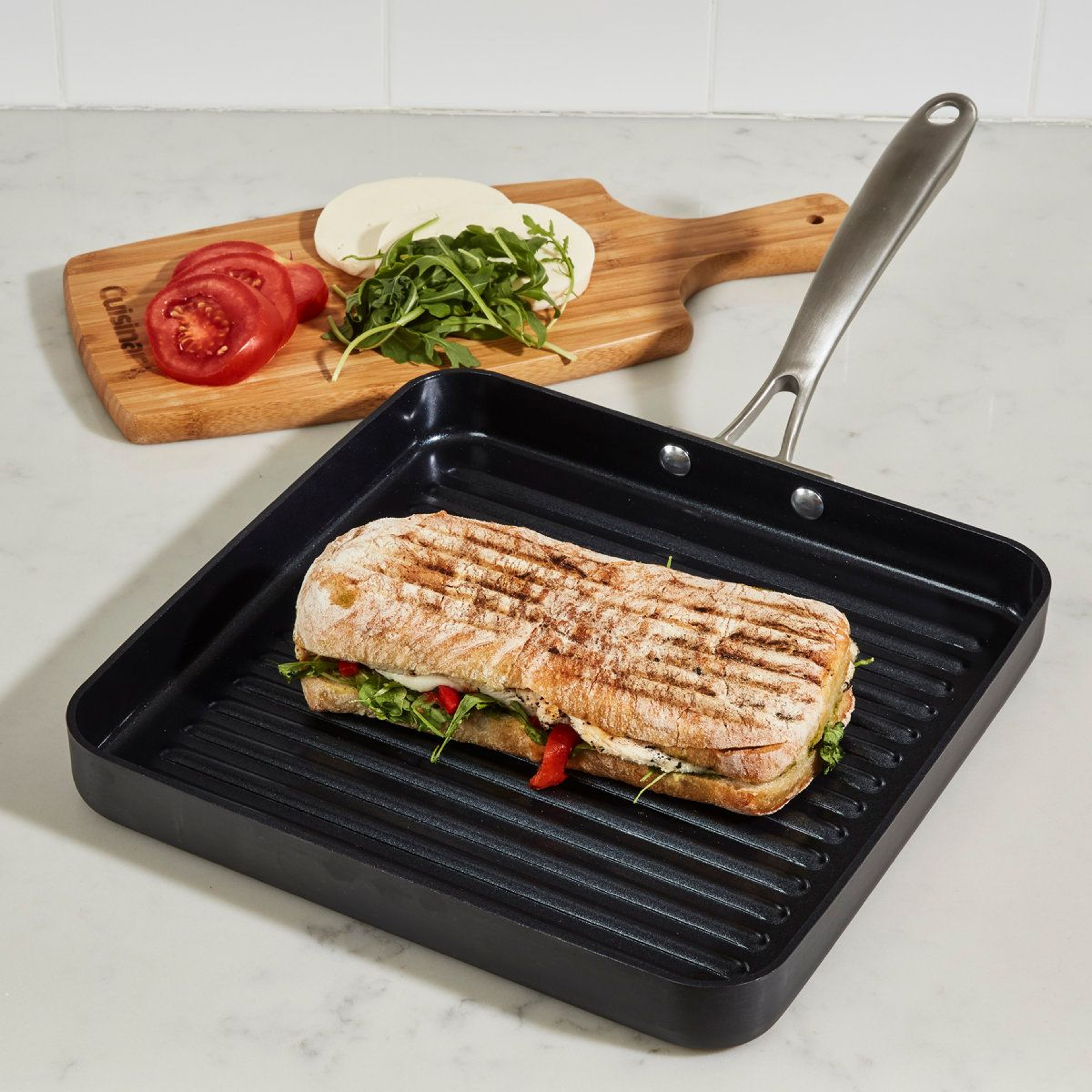 Hard Anodized Nonstick Grill Pan For Healthy Cooking 1