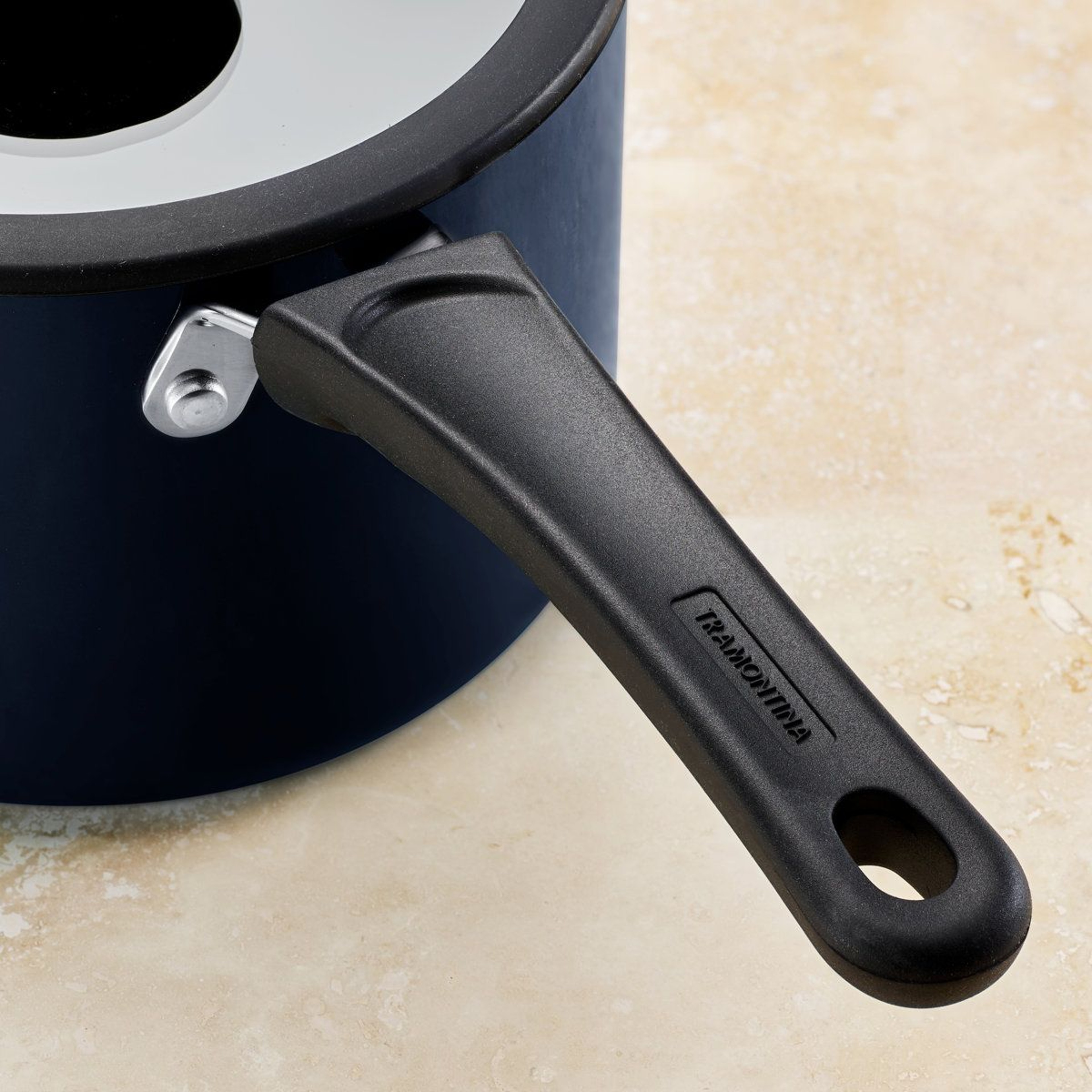 Space Saving 6 Piece Nonstick Saucepan Set With Glass Lids 17
