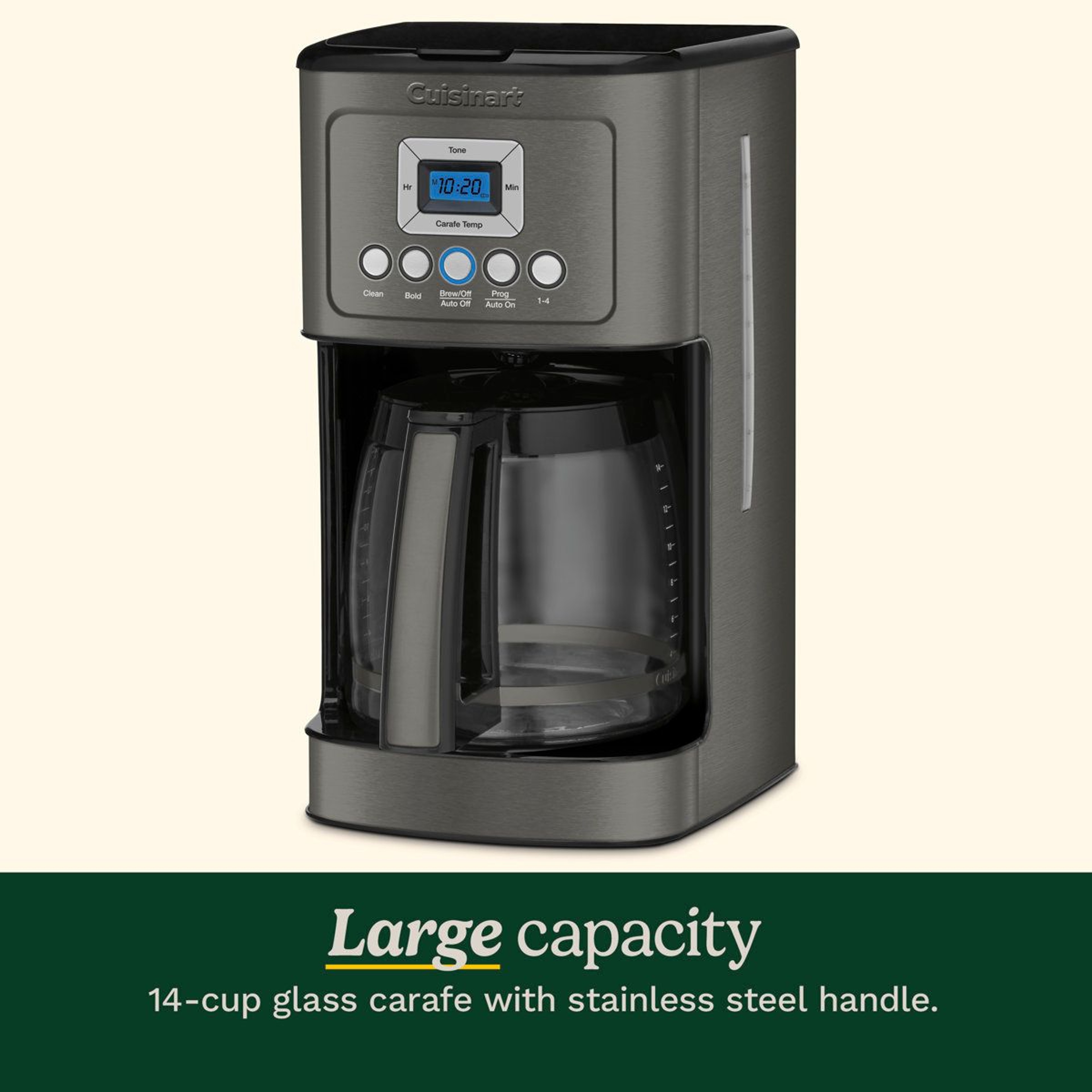 Cuisinart 14 Cup Programmable Coffee Maker With Brew Strength Control And Glass Carafe 3