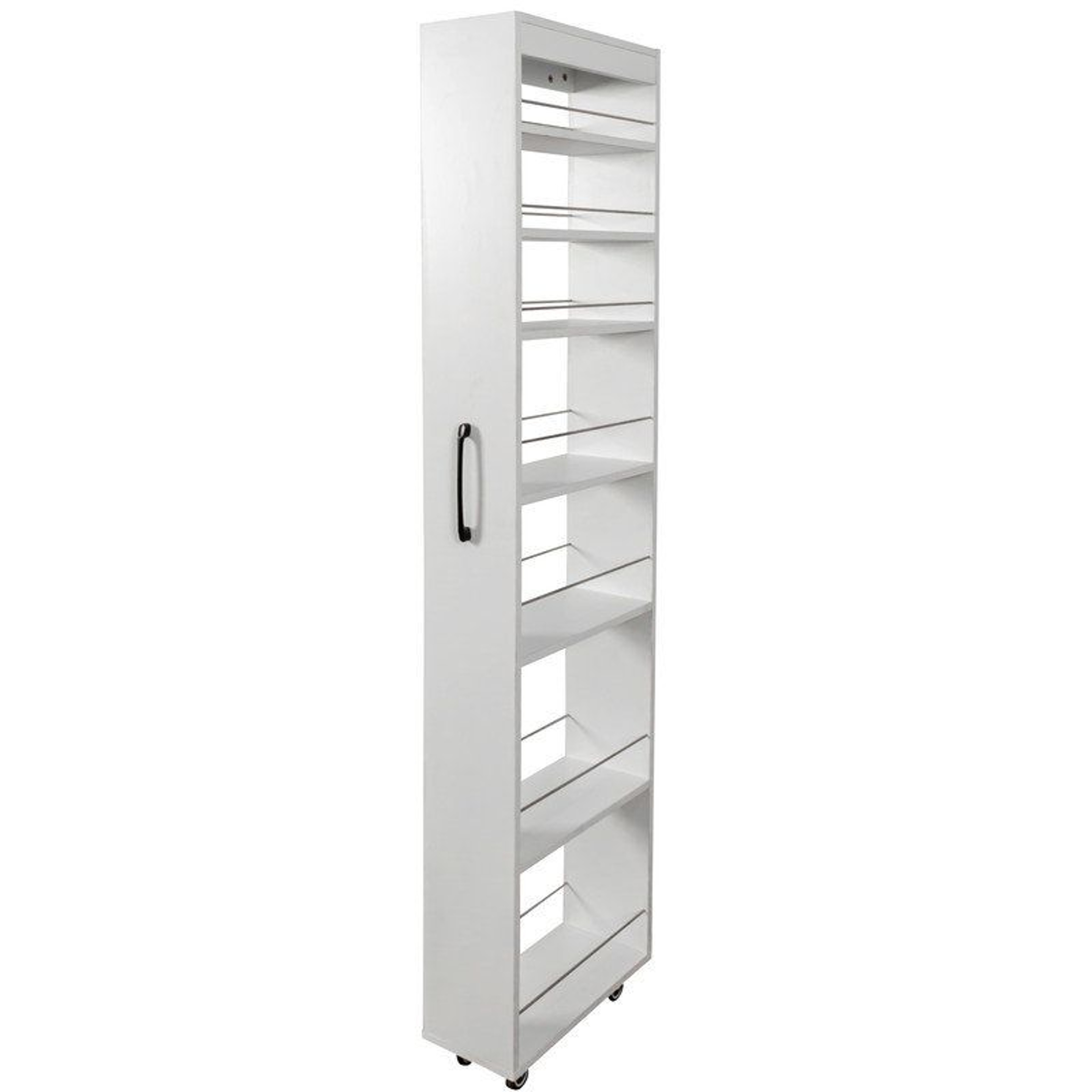 7 Tier Slim Rolling Spice Rack Organizer Narrow Kitchen Pantry Storage Cart 11
