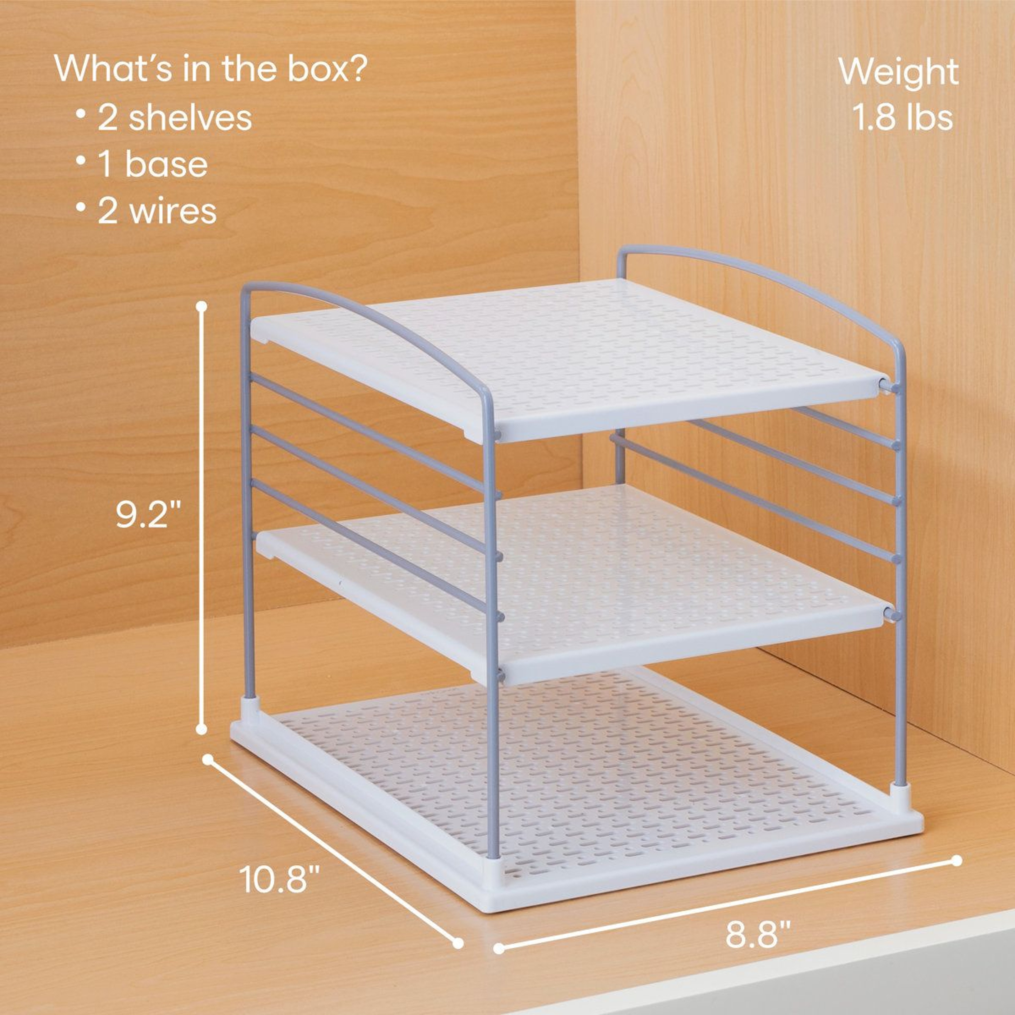 Adjustable Foil Wrap Organizer For Kitchen Cabinet And Pantry Storage 5