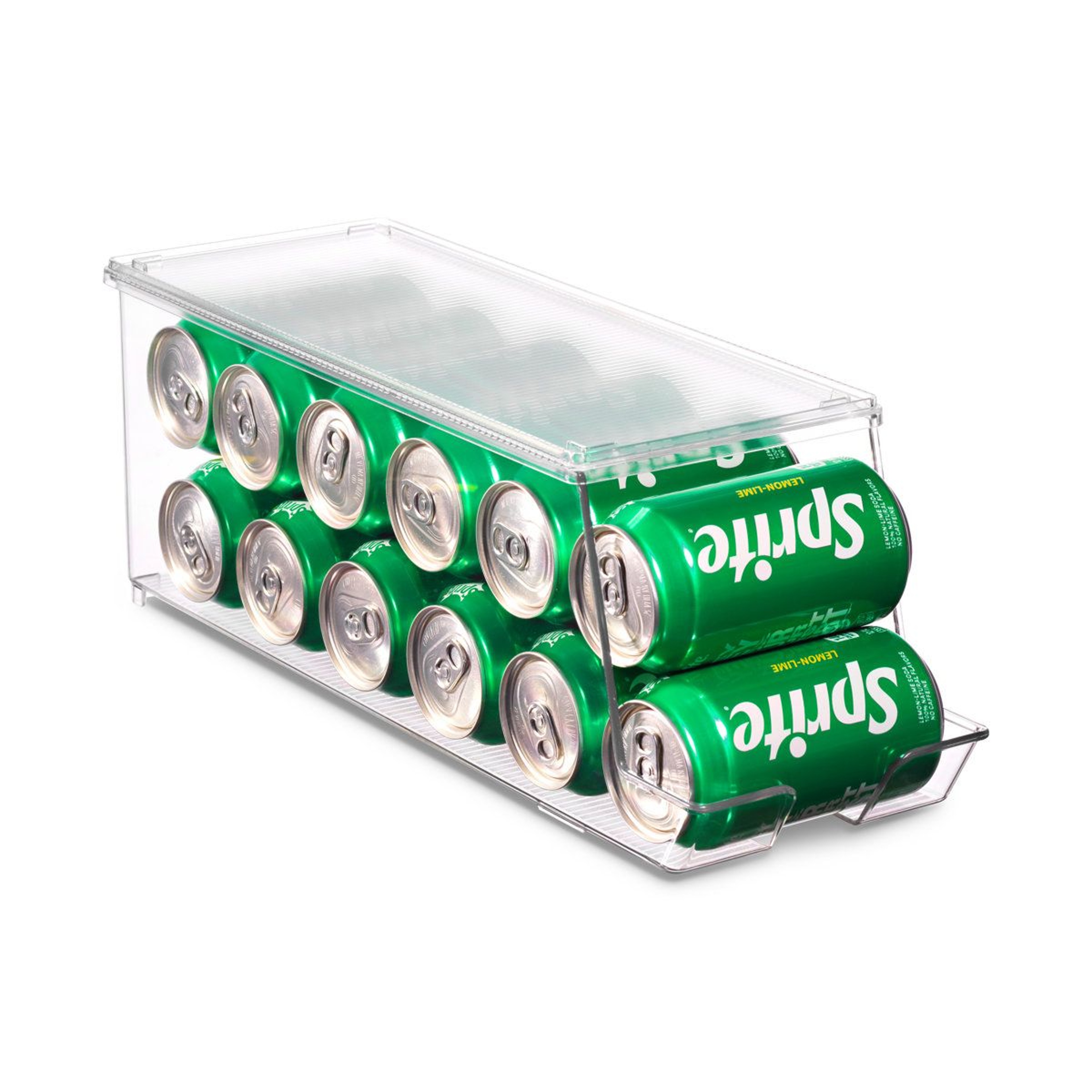 Stackable Soda Can Organizer Refrigerator Can Dispenser 2 Pack 3