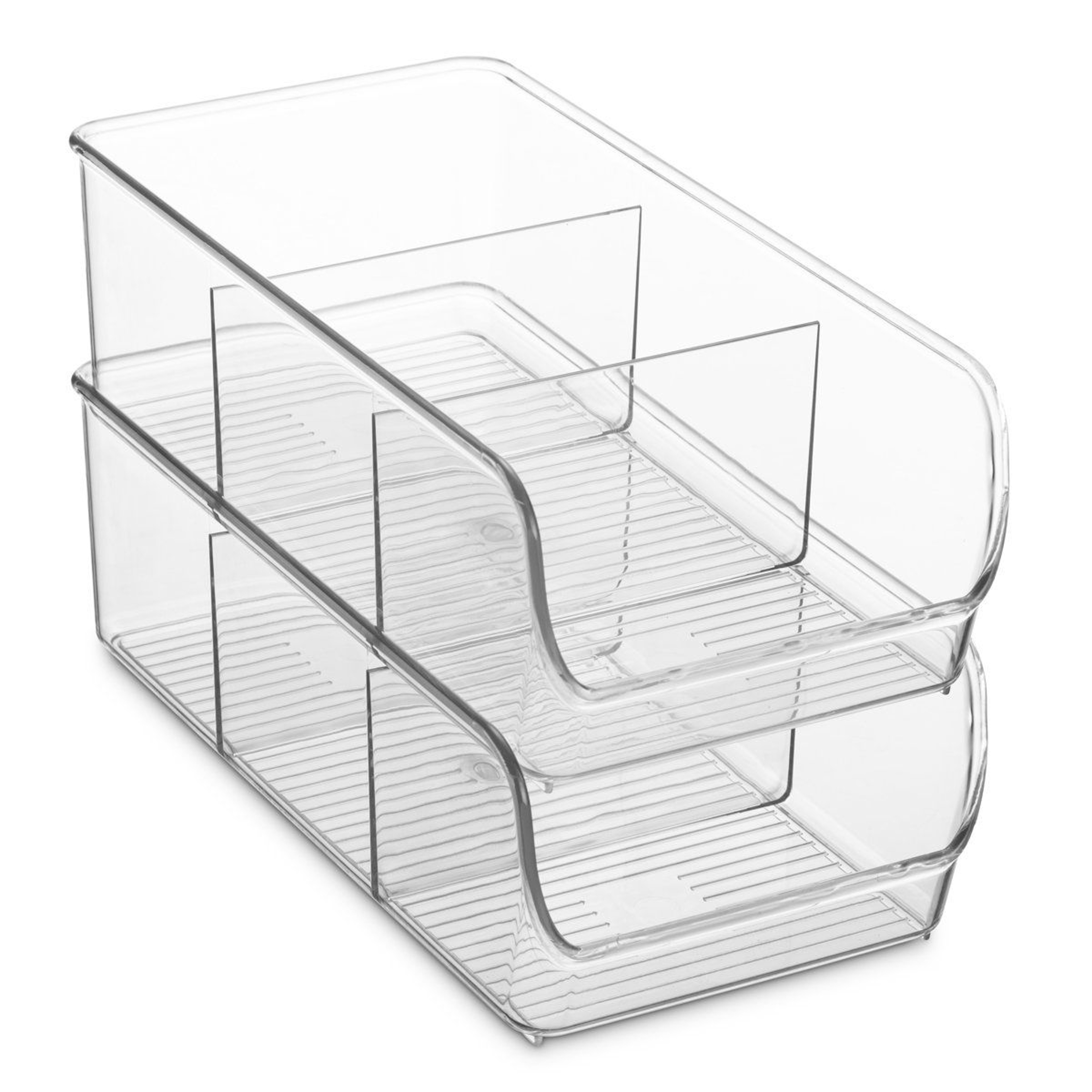 Clear Fridge Organizer Bins Set Of 4 Refrigerator Storage Containers For Pantry And Freezer 2