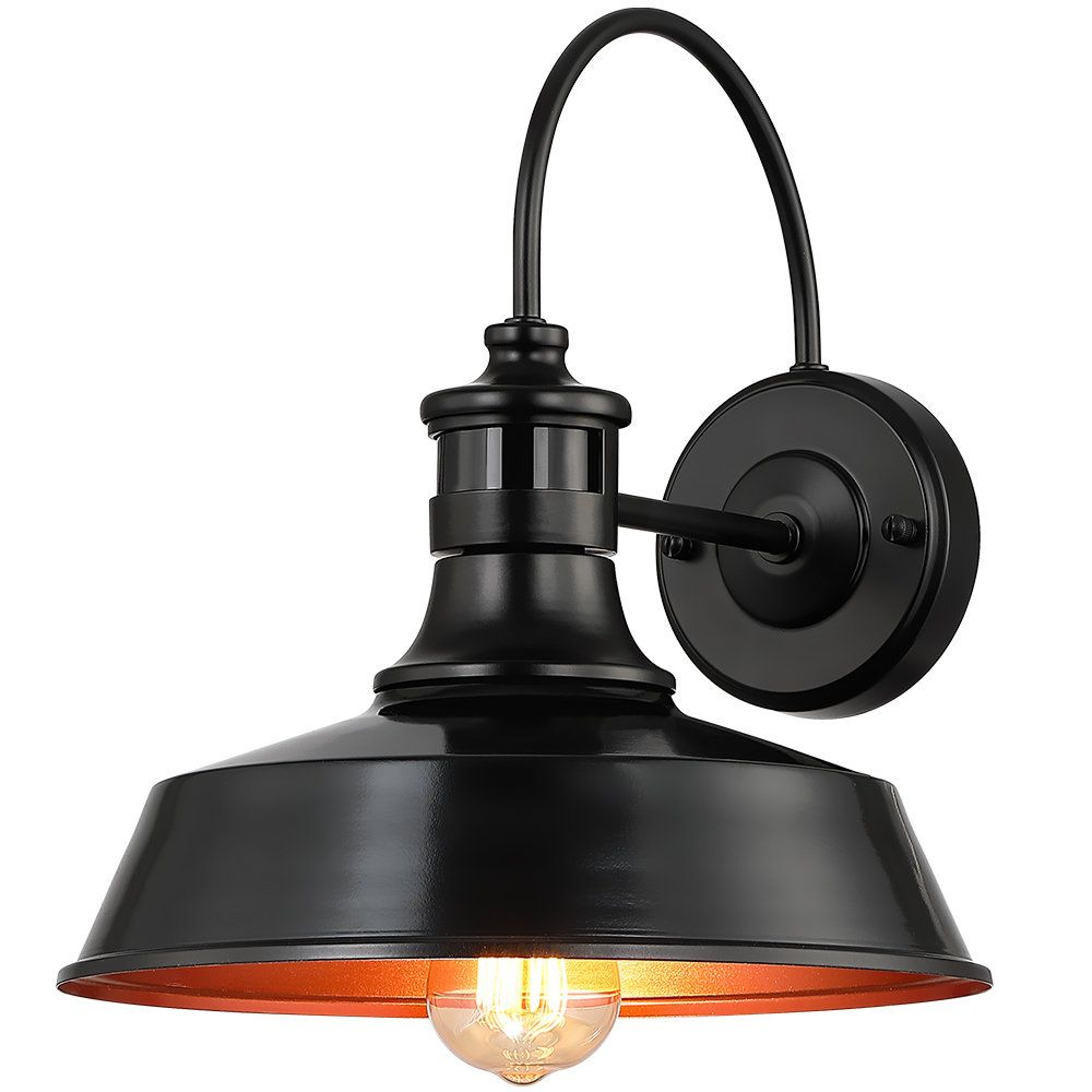 12 Inch Dusk To Dawn Motion Sensor Outdoor Barn Light Farmhouse Wall Sconce 0
