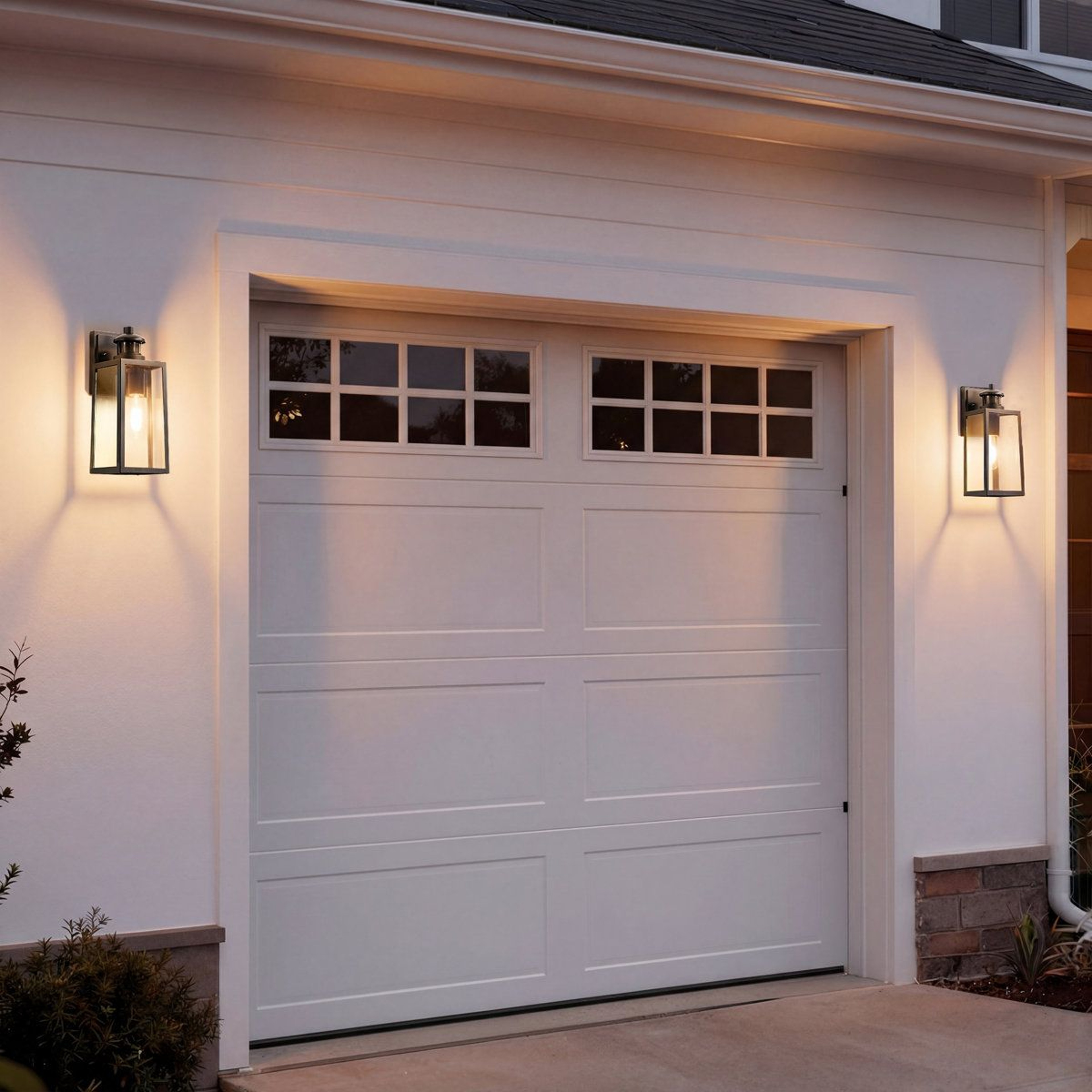11 Inch Motion Sensor Outdoor Wall Light With Dusk To Dawn Aluminum Lantern 3