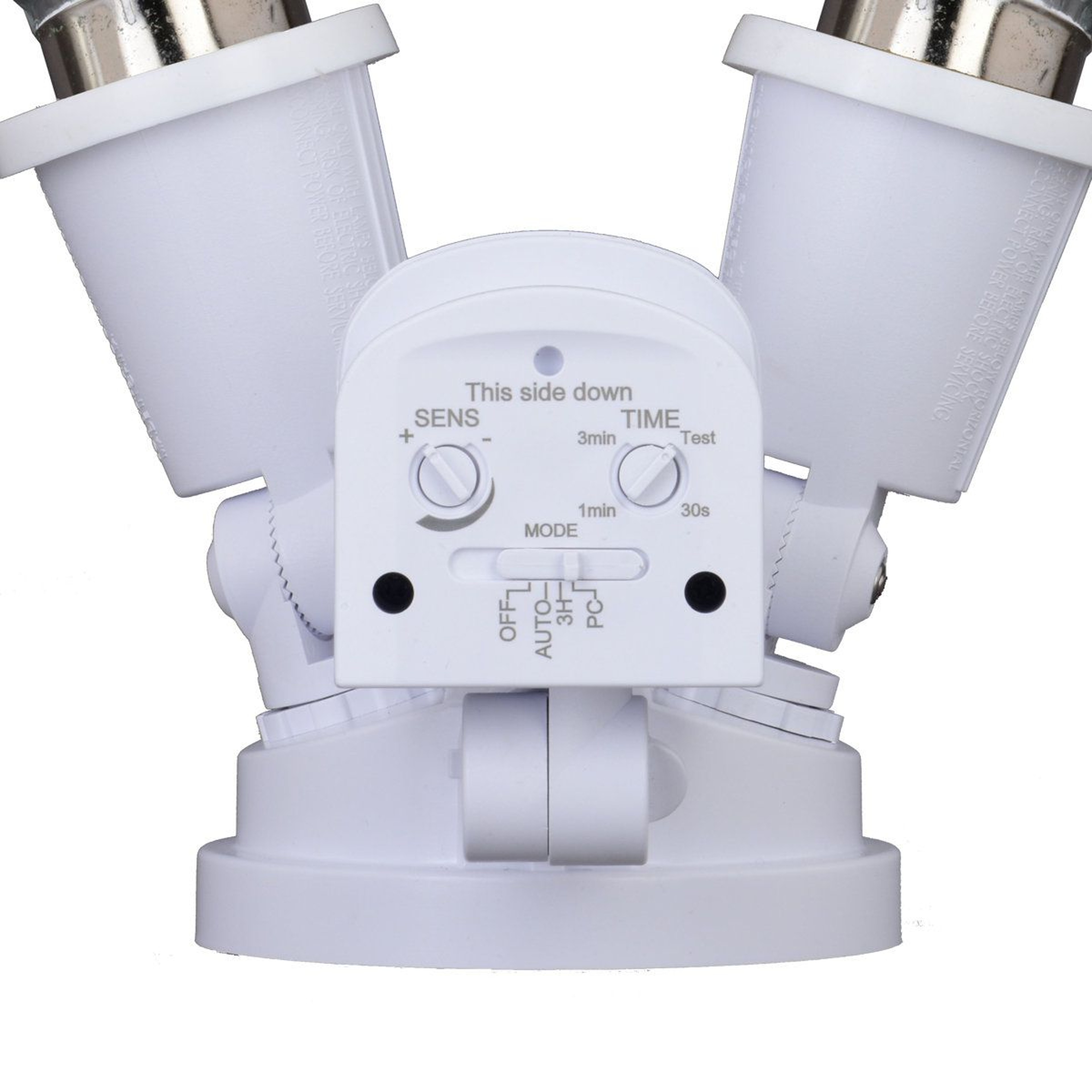 150W Outdoor Motion Sensor Flood Light Dusk To Dawn Dual Head Security Lighting 3