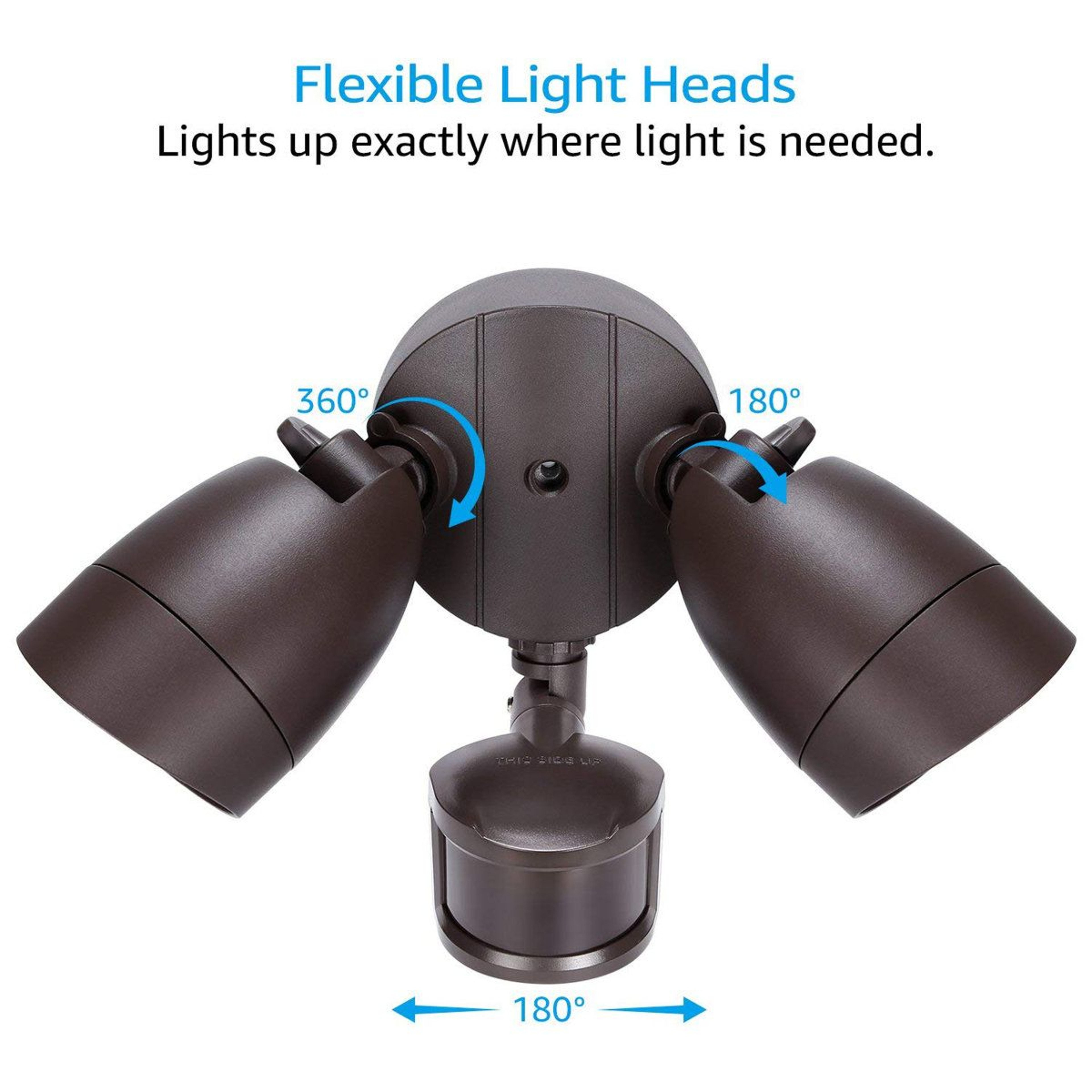 20W LED Motion Sensor Security Flood Light Dusk To Dawn Outdoor Dual Head Light 1