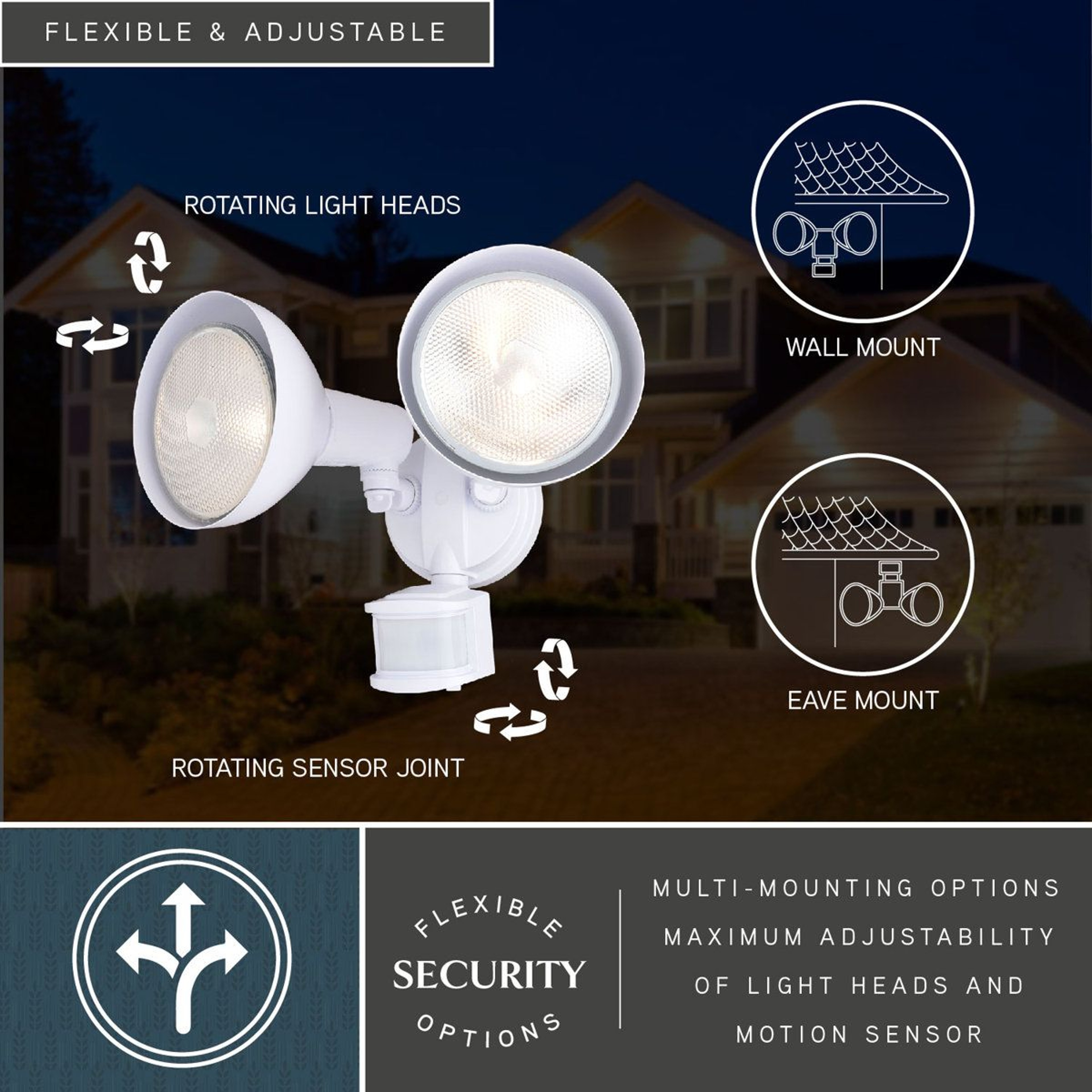150 Watt Dusk To Dawn Motion Sensor Outdoor Security Flood Light 1