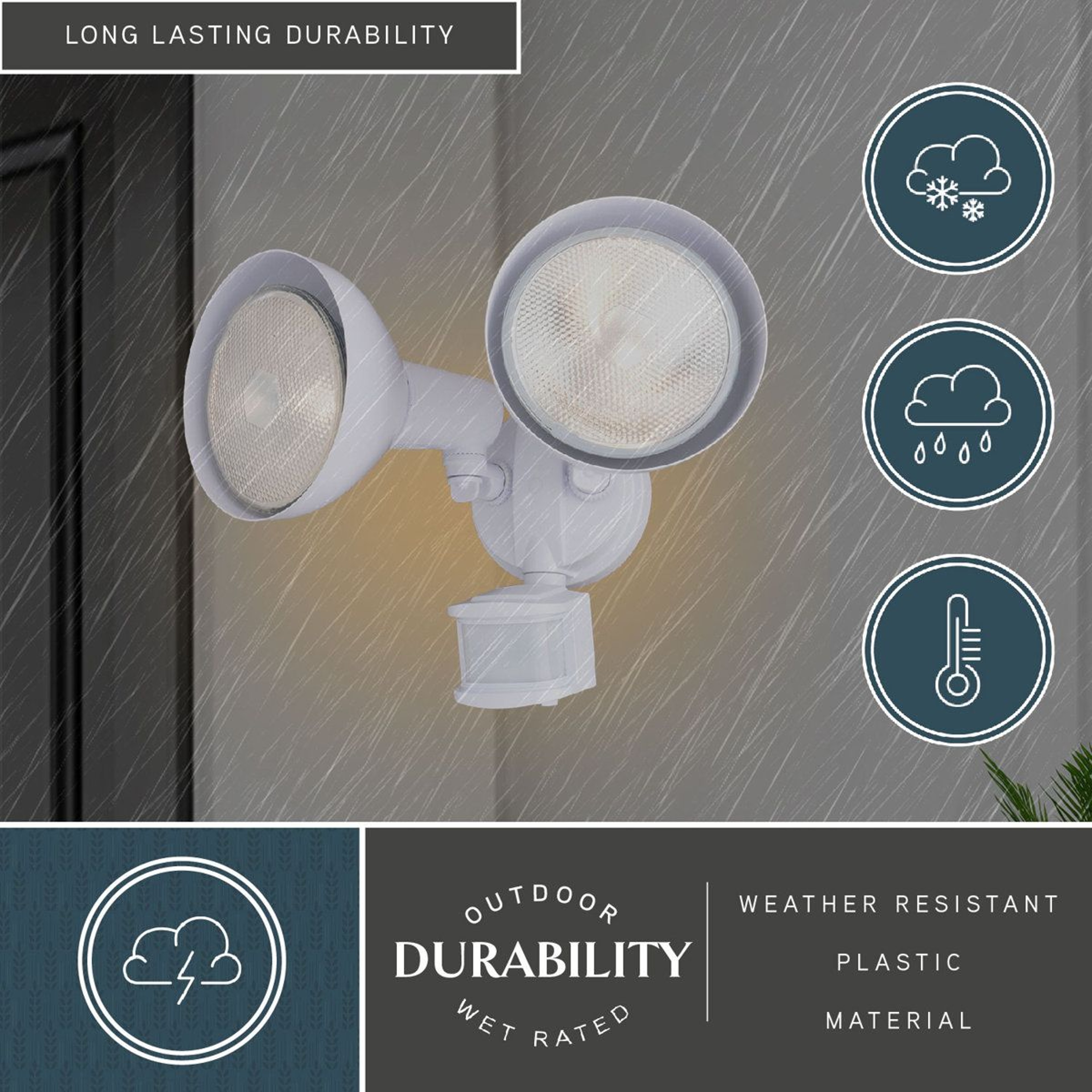 150 Watt Dusk To Dawn Motion Sensor Outdoor Security Flood Light 3