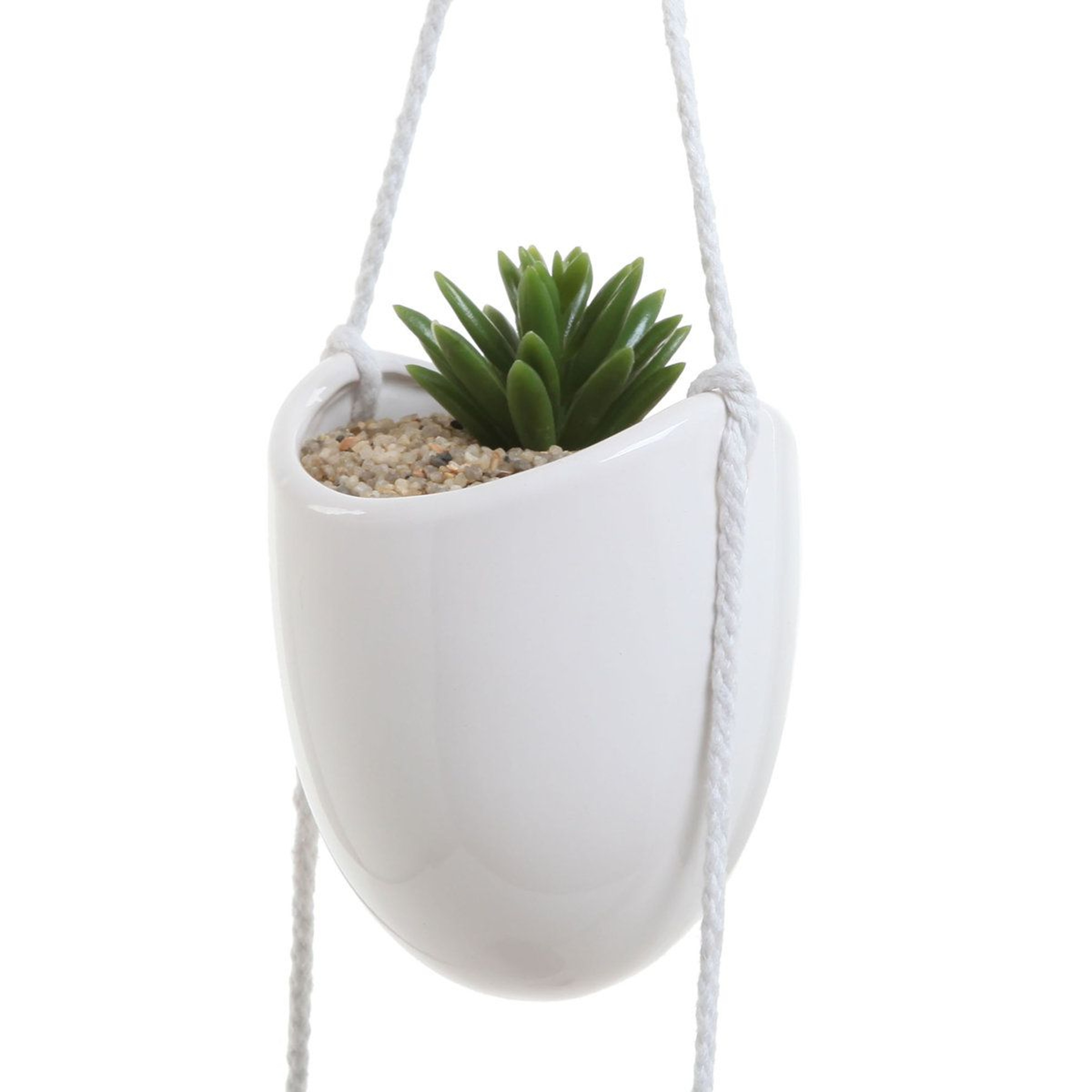 4 Tier Ceramic Hanging Planter Indoor Plant Hanger For Small Space Plant Decor 3