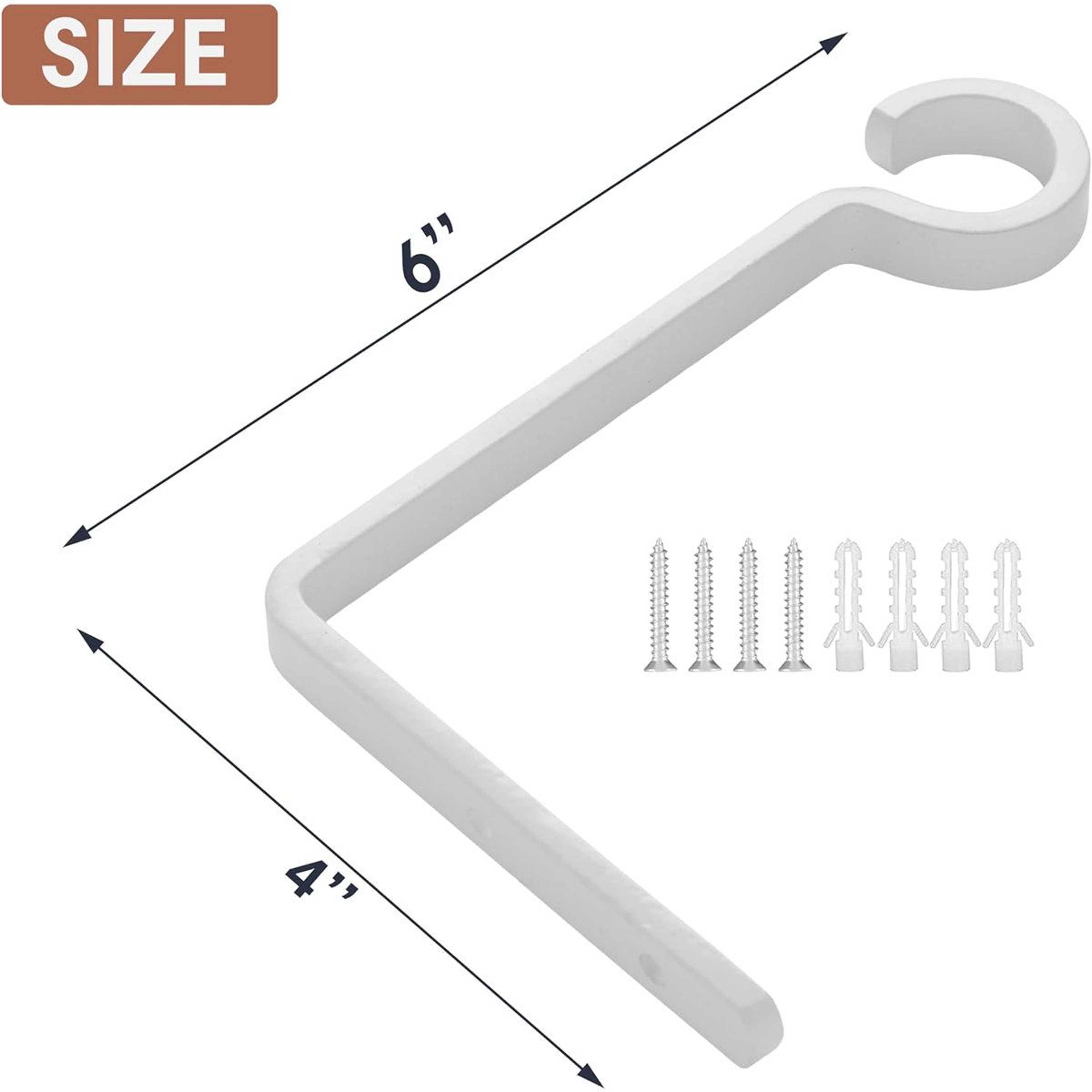 Wall Mount Plant Hook Heavy Duty Metal Hanging Planter Bracket Set Of 2 5