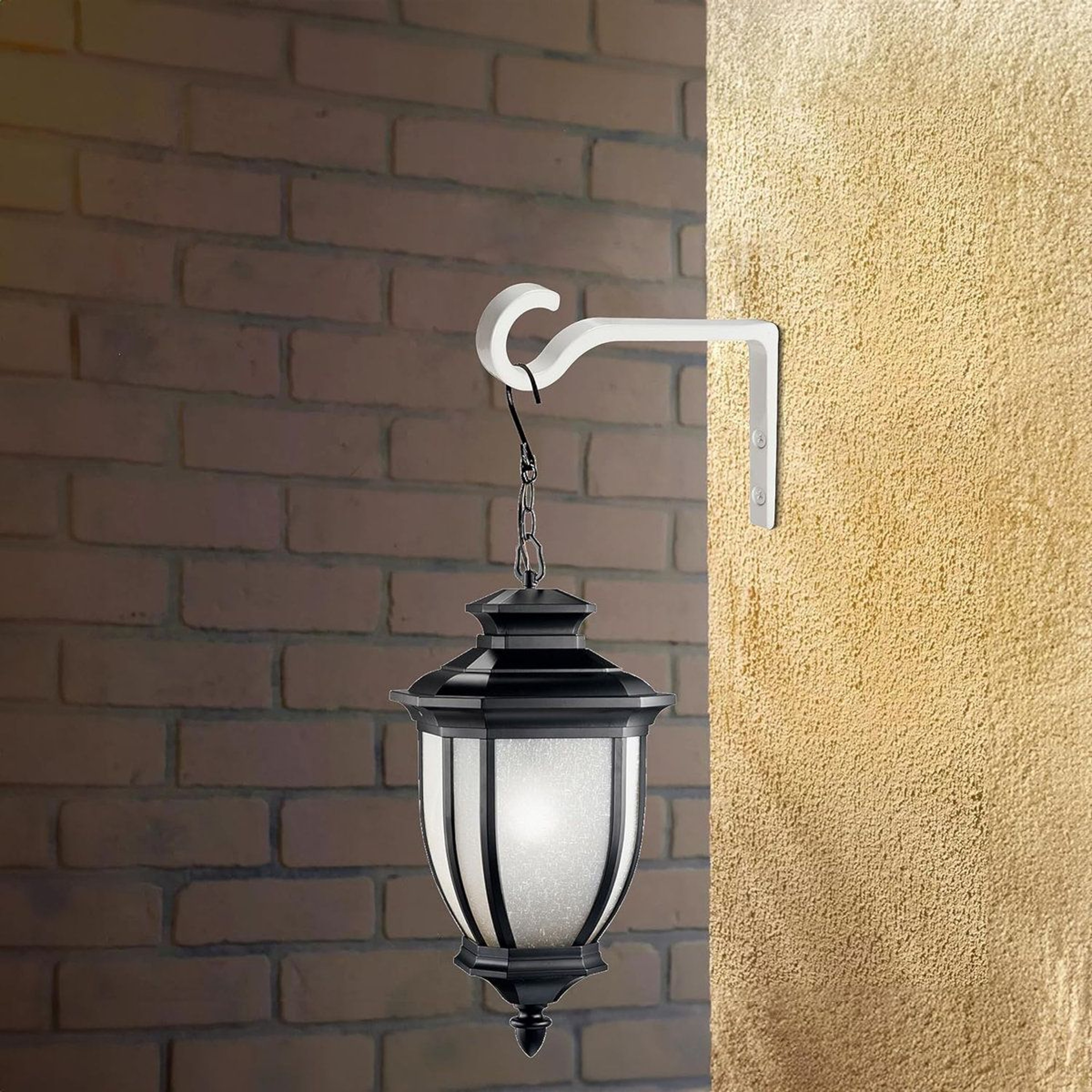 Wall Mount Plant Hook Heavy Duty Metal Hanging Planter Bracket Set Of 2 2
