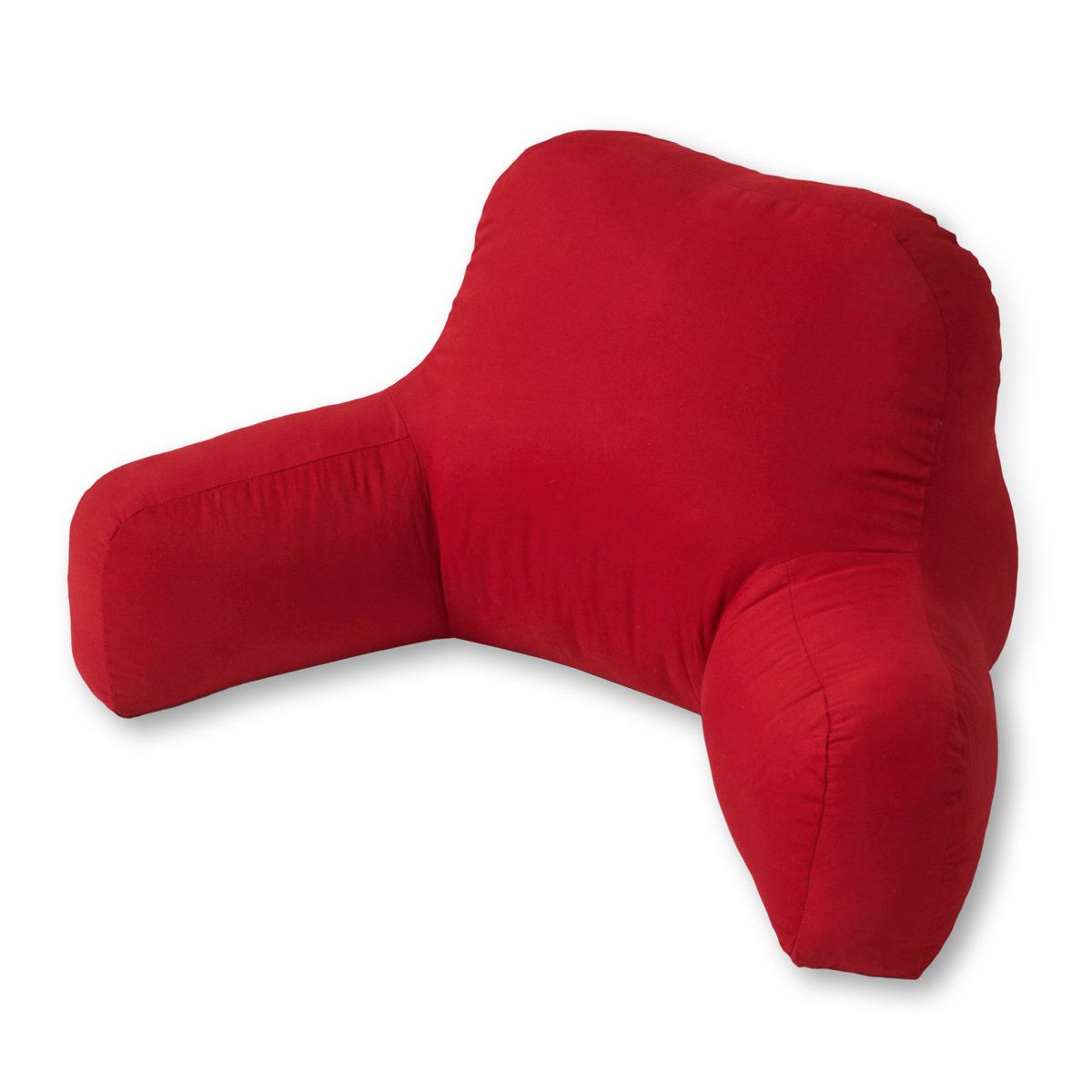 Hyatt Cotton Bedrest Pillow Reading Pillow With Arms For Bed 0