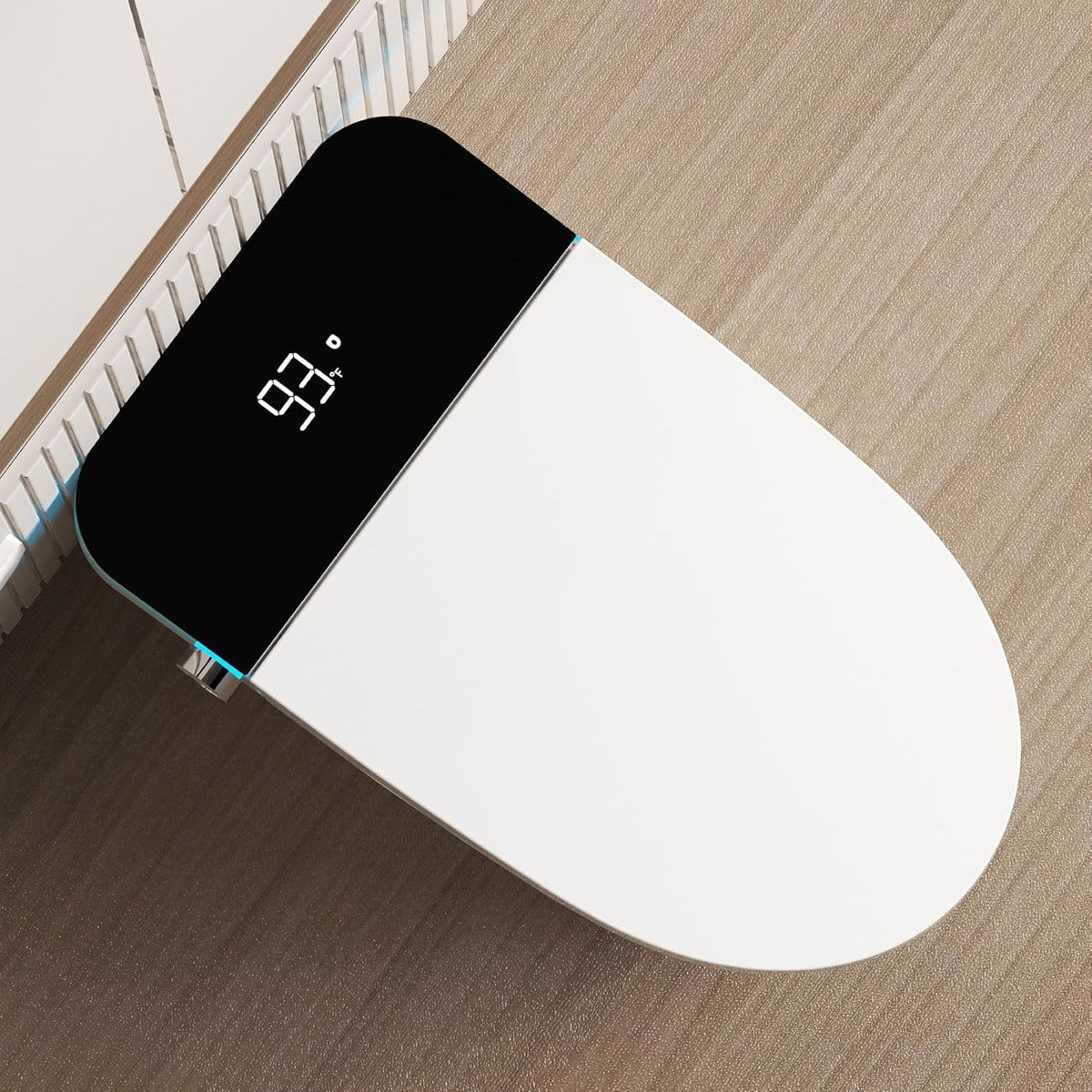 Smart Toilet With Heated Seat Automatic Flush Remote Night Light And Dual Flush 2