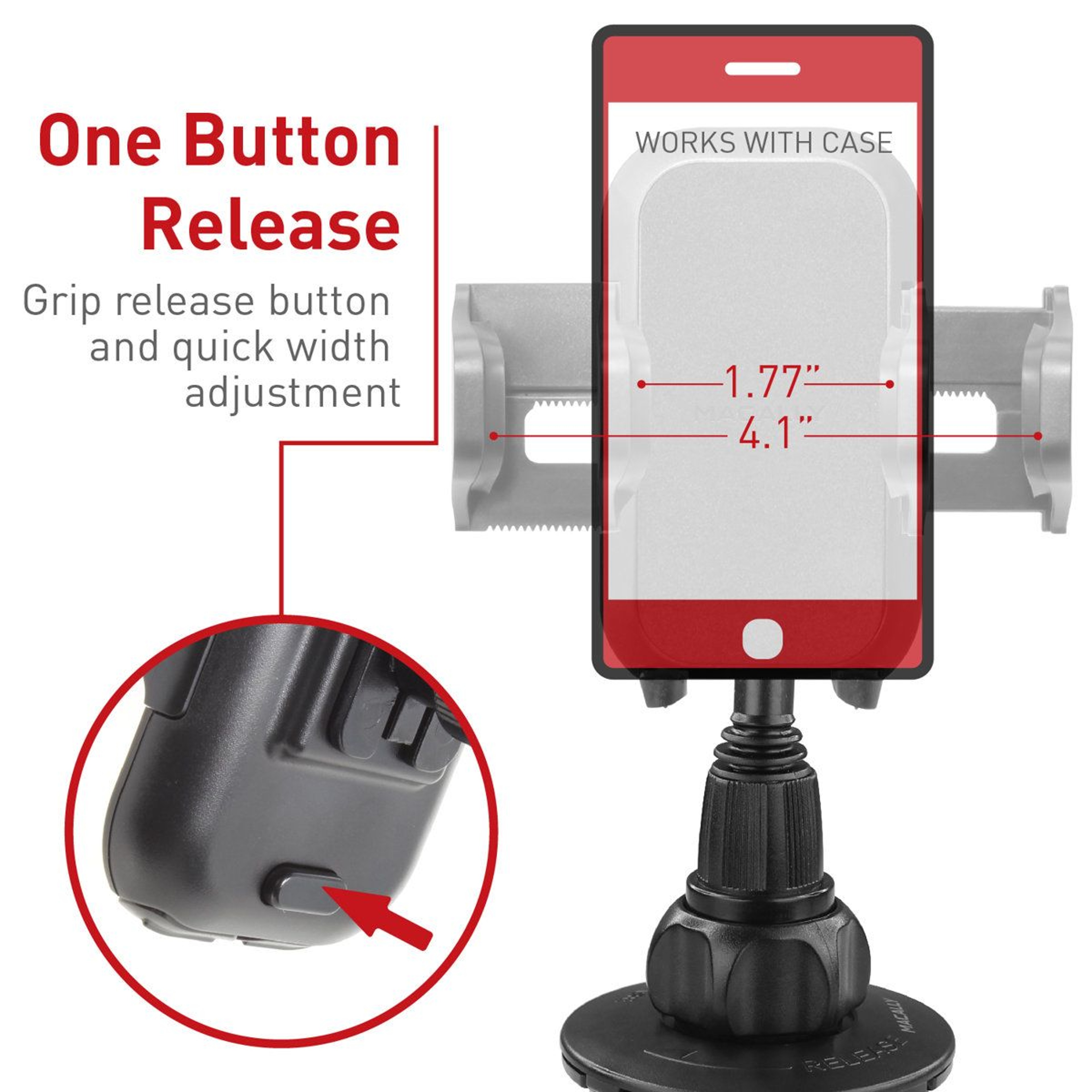 Macally Adjustable Desktop Mount For Smartphones And GPS Devices 6