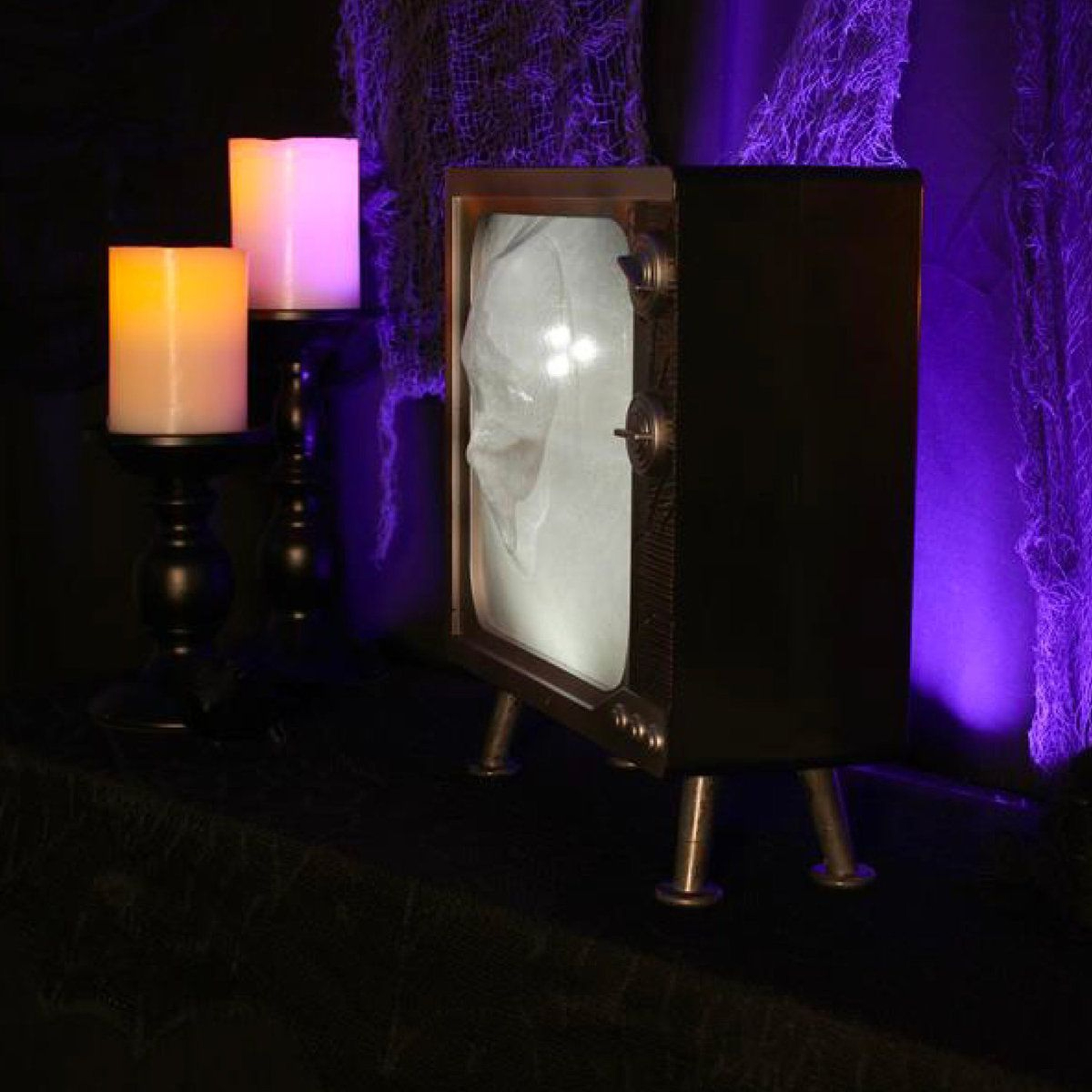 12 Inch Motion Activated Haunted TV Animatronic With Lights And Sound Effects 9