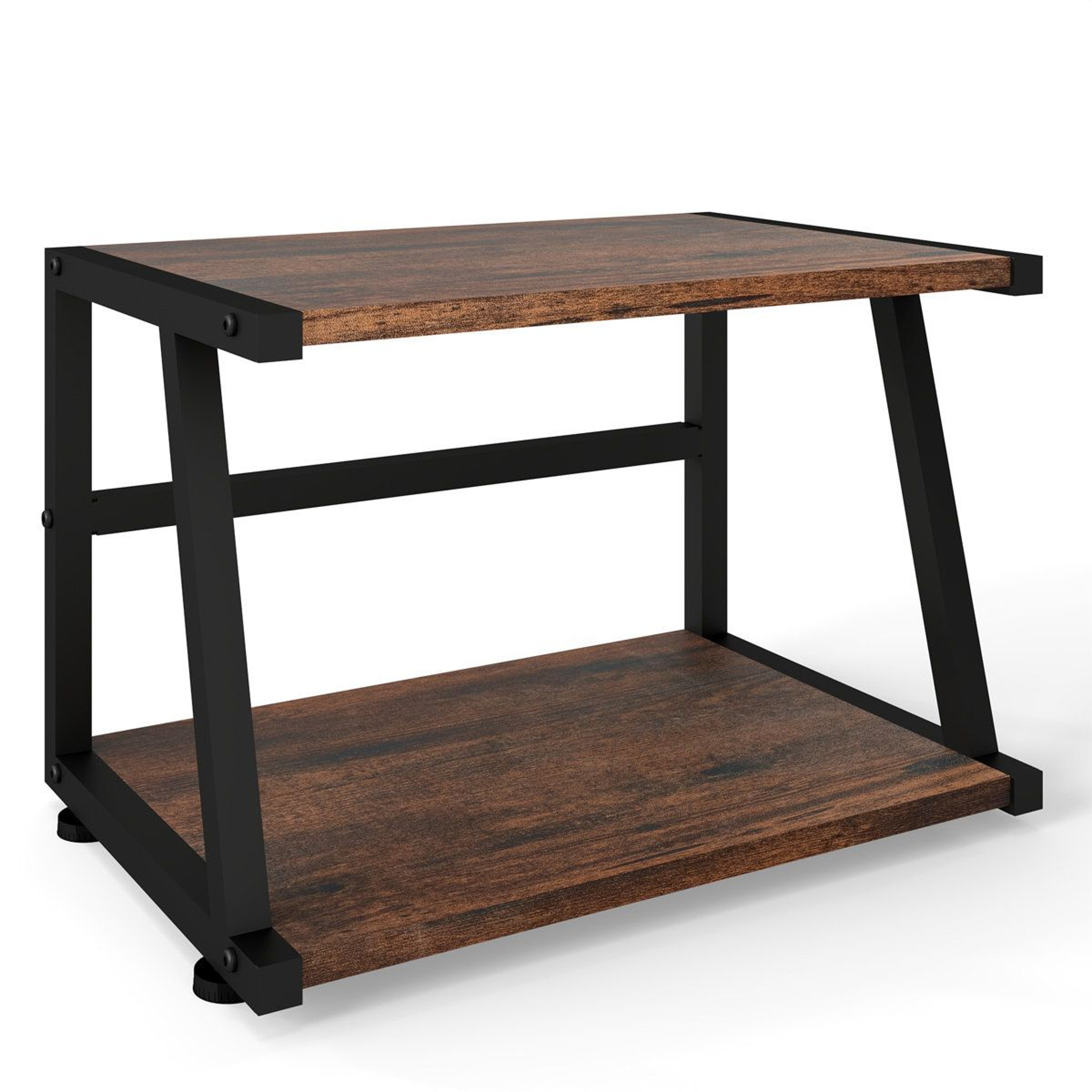2Tier Desktop Printer Stand With Storage And Steel Frame 0