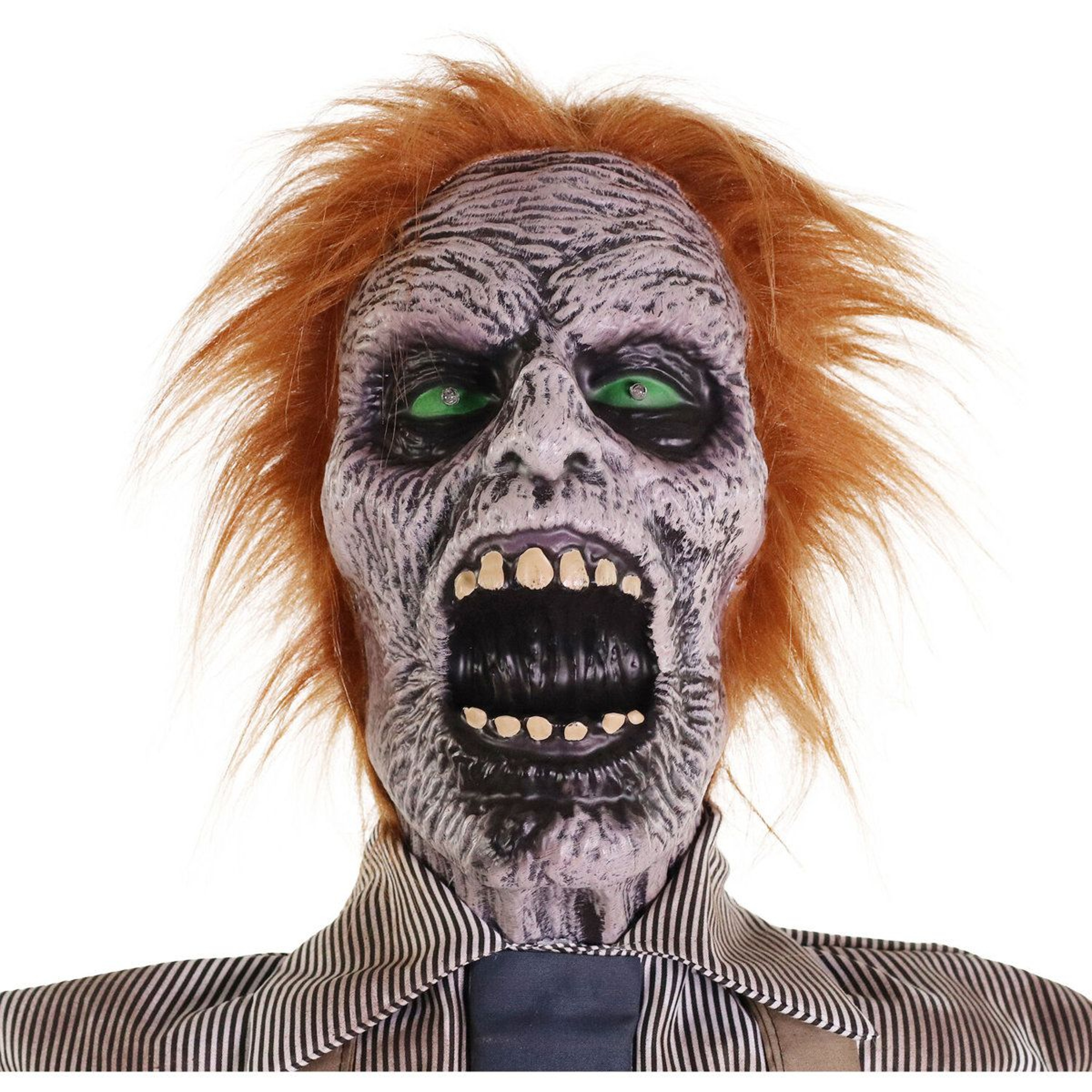 67 In Chainsaw Zombie Animatronic With Motion Sound And Red LED Eyes 7