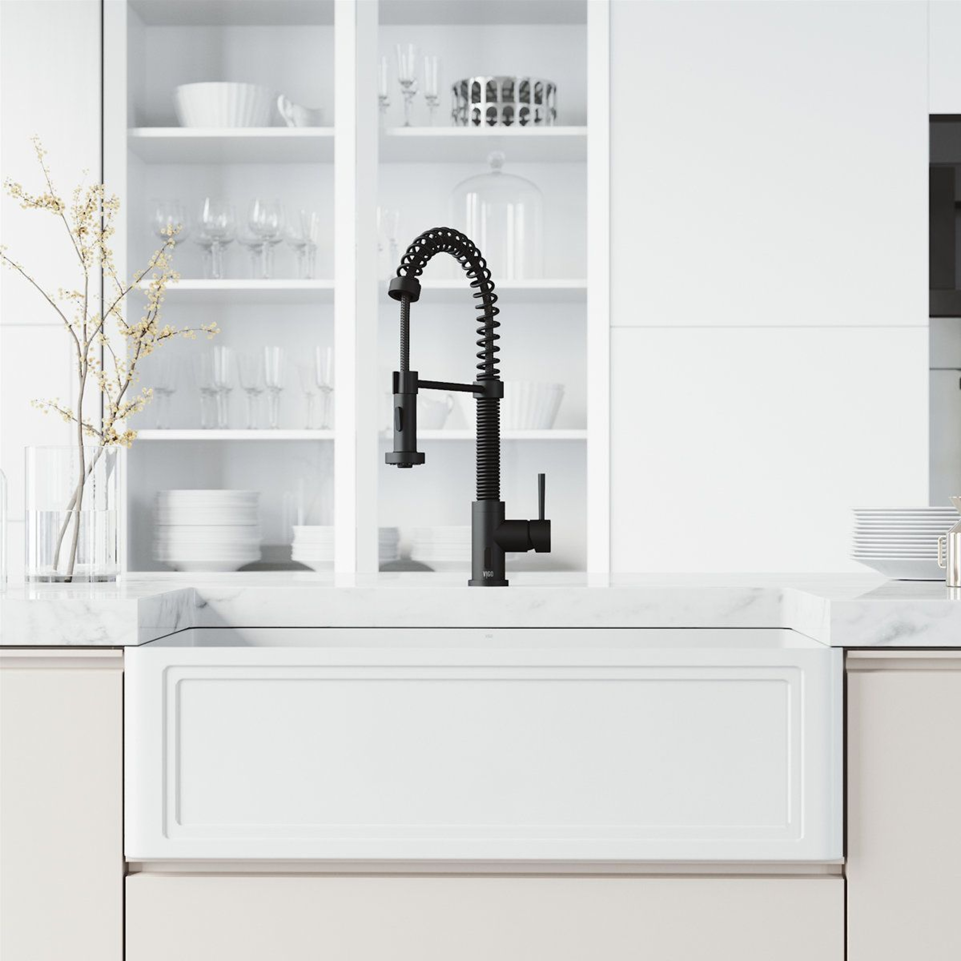 19 Inch Touchless Pull Down Kitchen Faucet With Dual Function Sprayer 13