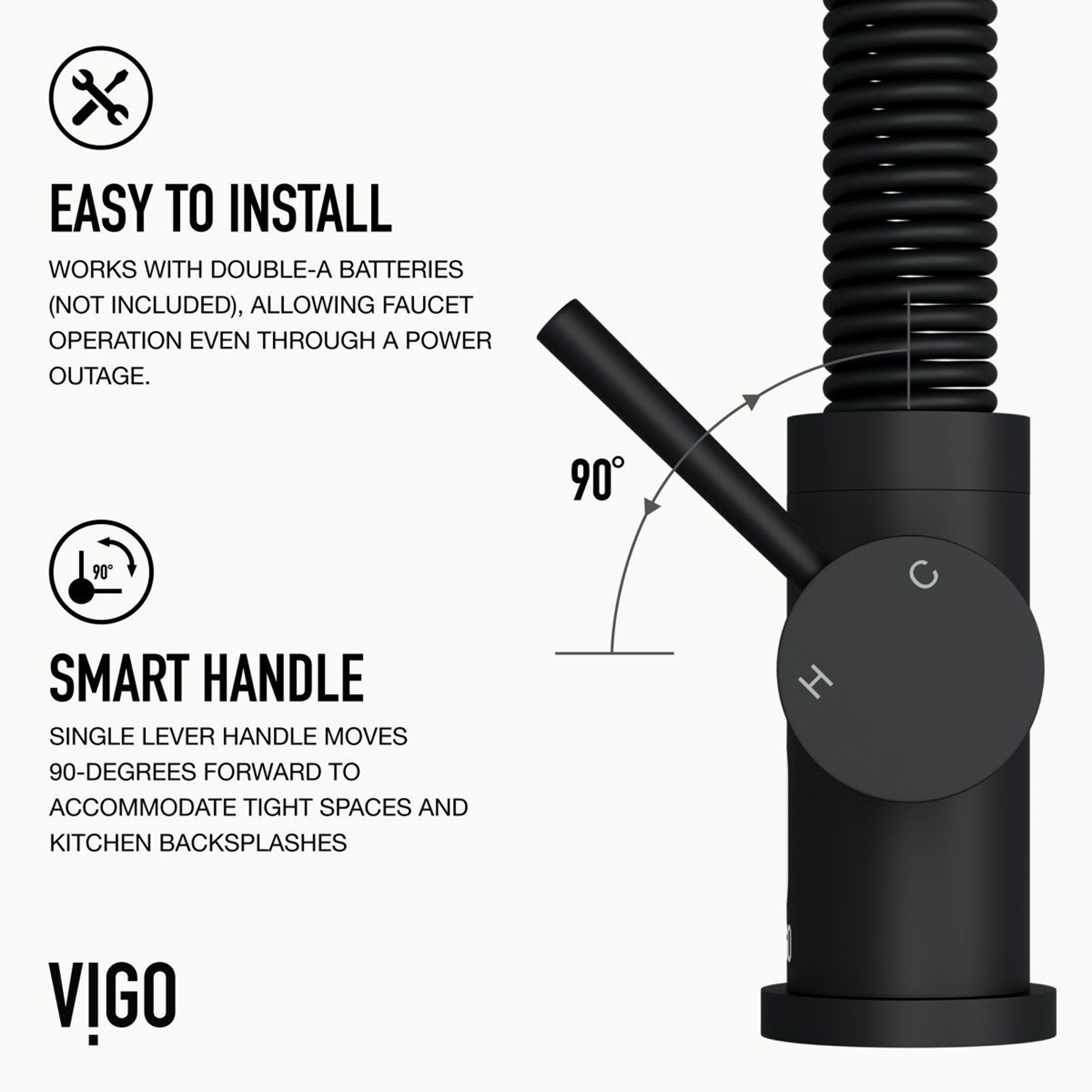 19 Inch Touchless Pull Down Kitchen Faucet With Dual Function Sprayer 10