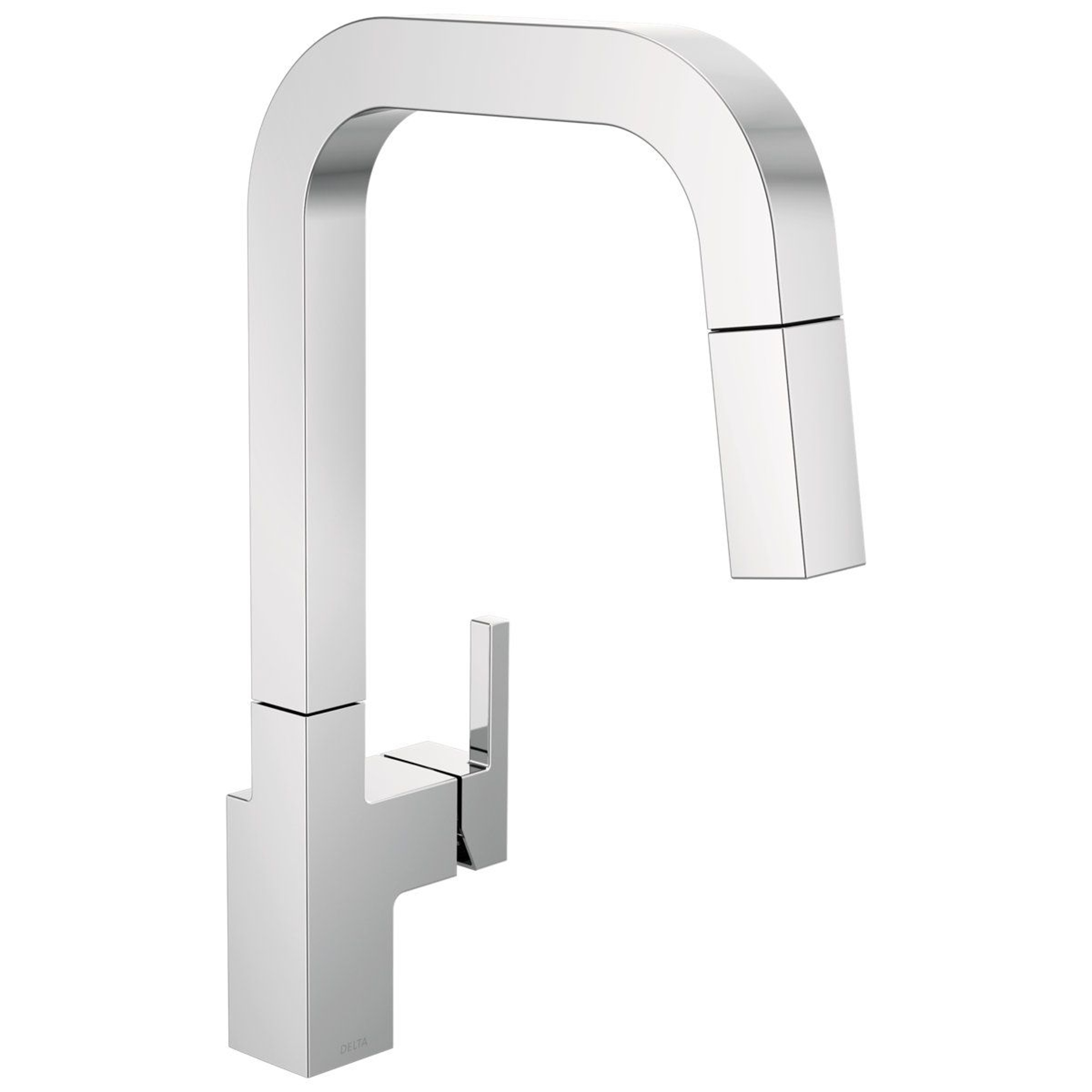 Matte Black Kitchen Faucet With Pull Down Sprayer Single Handle Gooseneck Sink Faucet 8