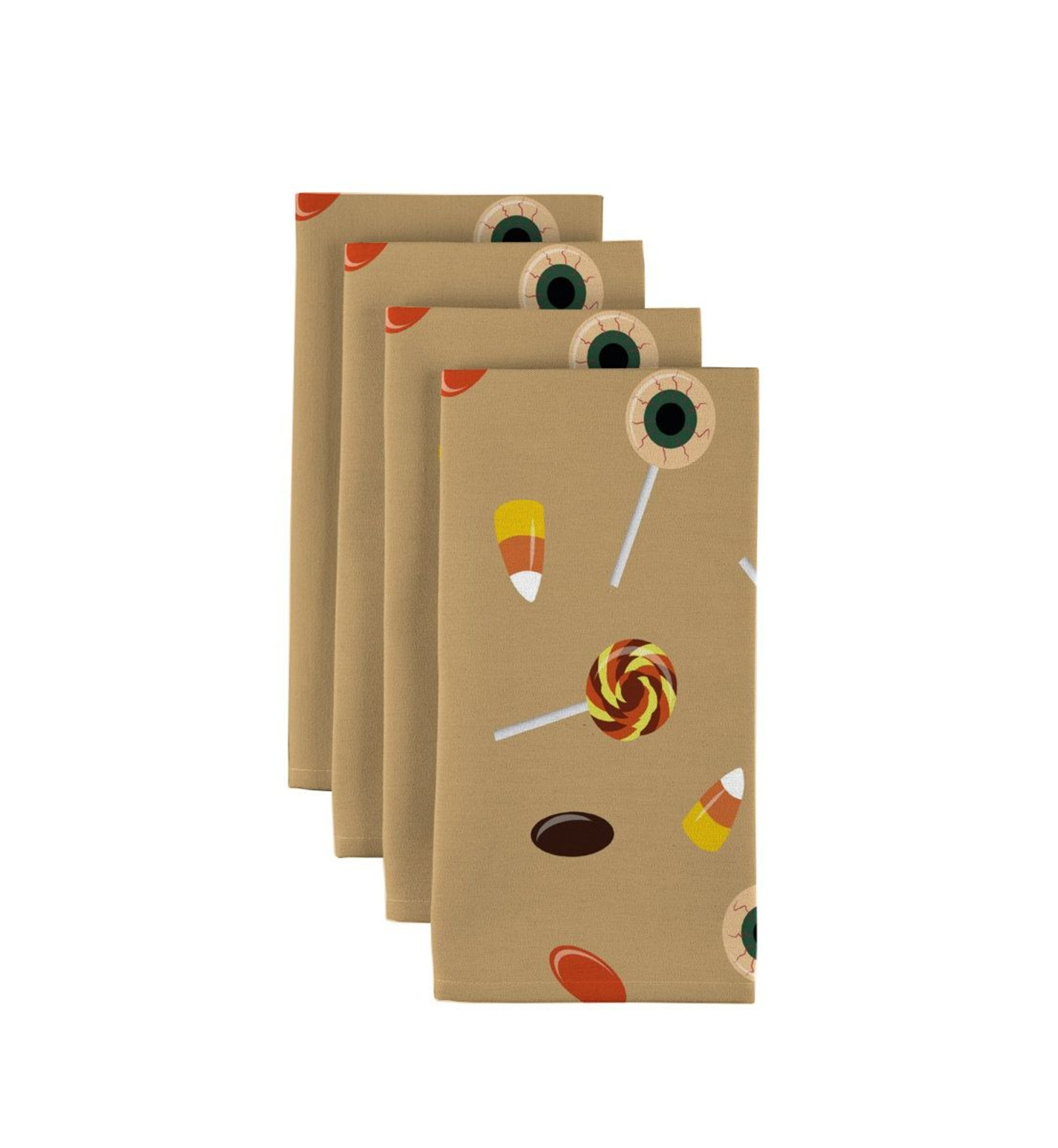Abstract Polyester Square Cloth Napkins Set Of 12 0